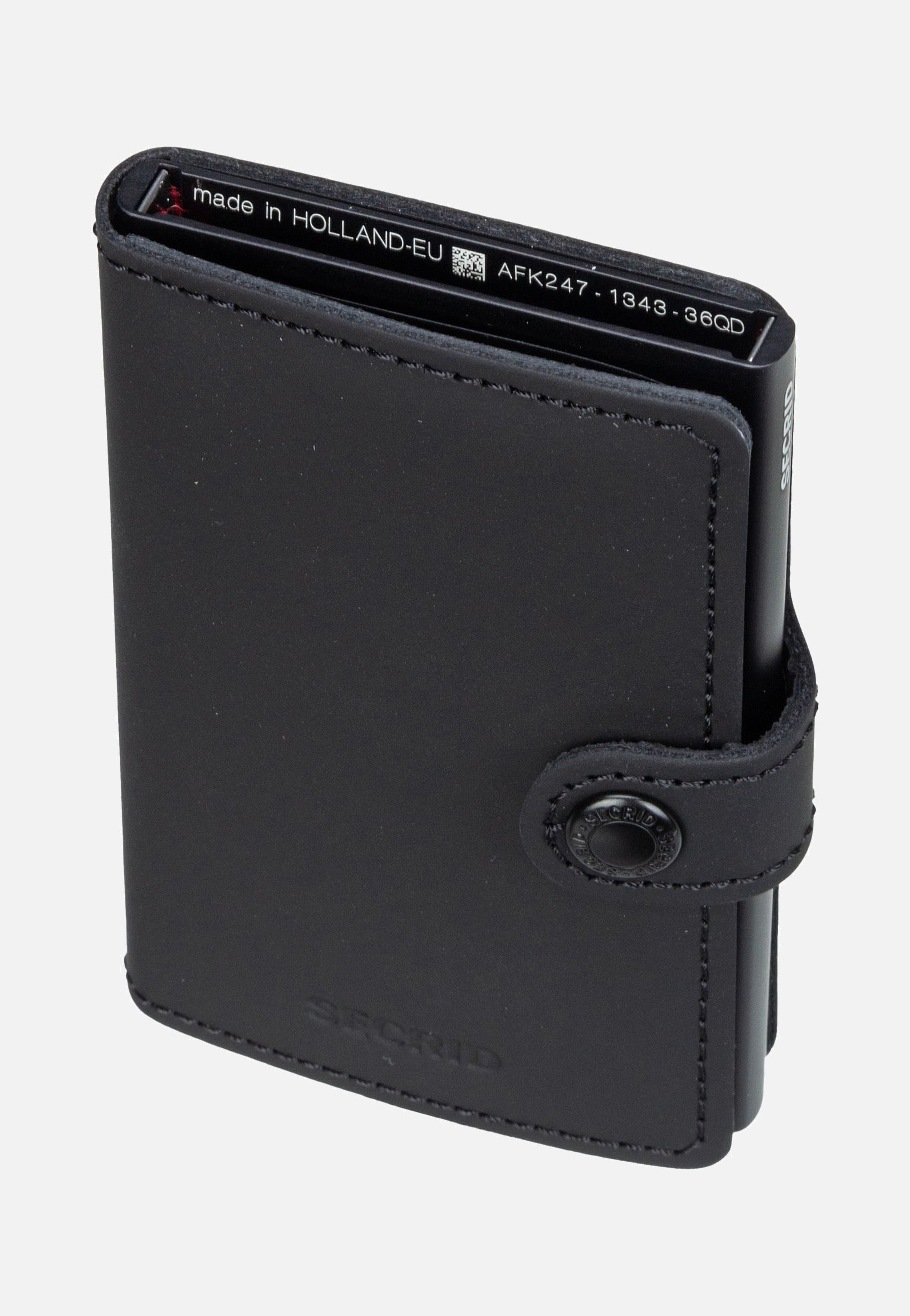 Secrid Miniwallet Matte Black Portemonnaie