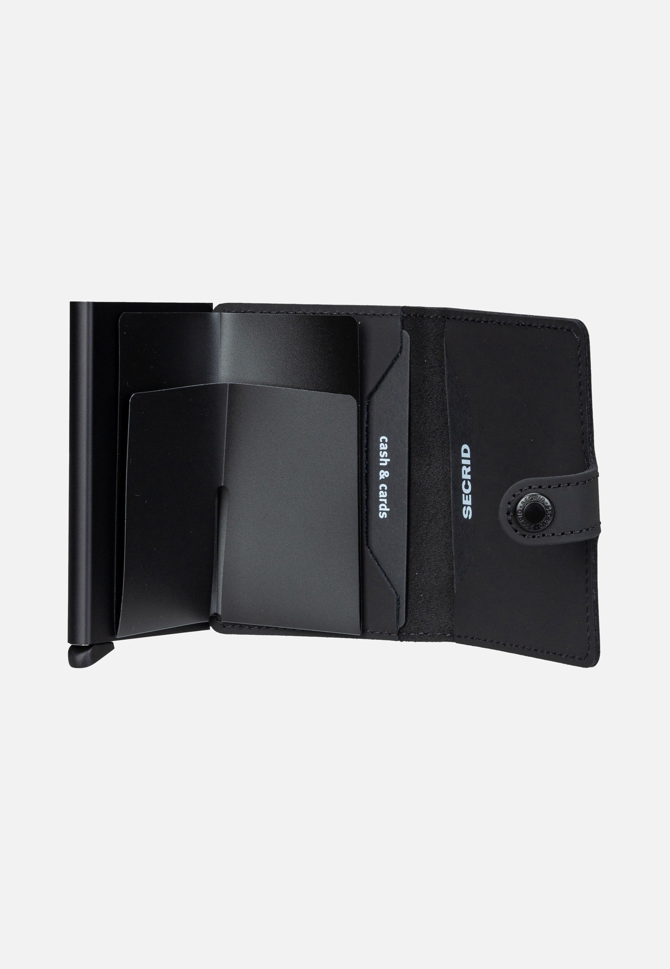 Secrid Miniwallet Matte Black Portemonnaie
