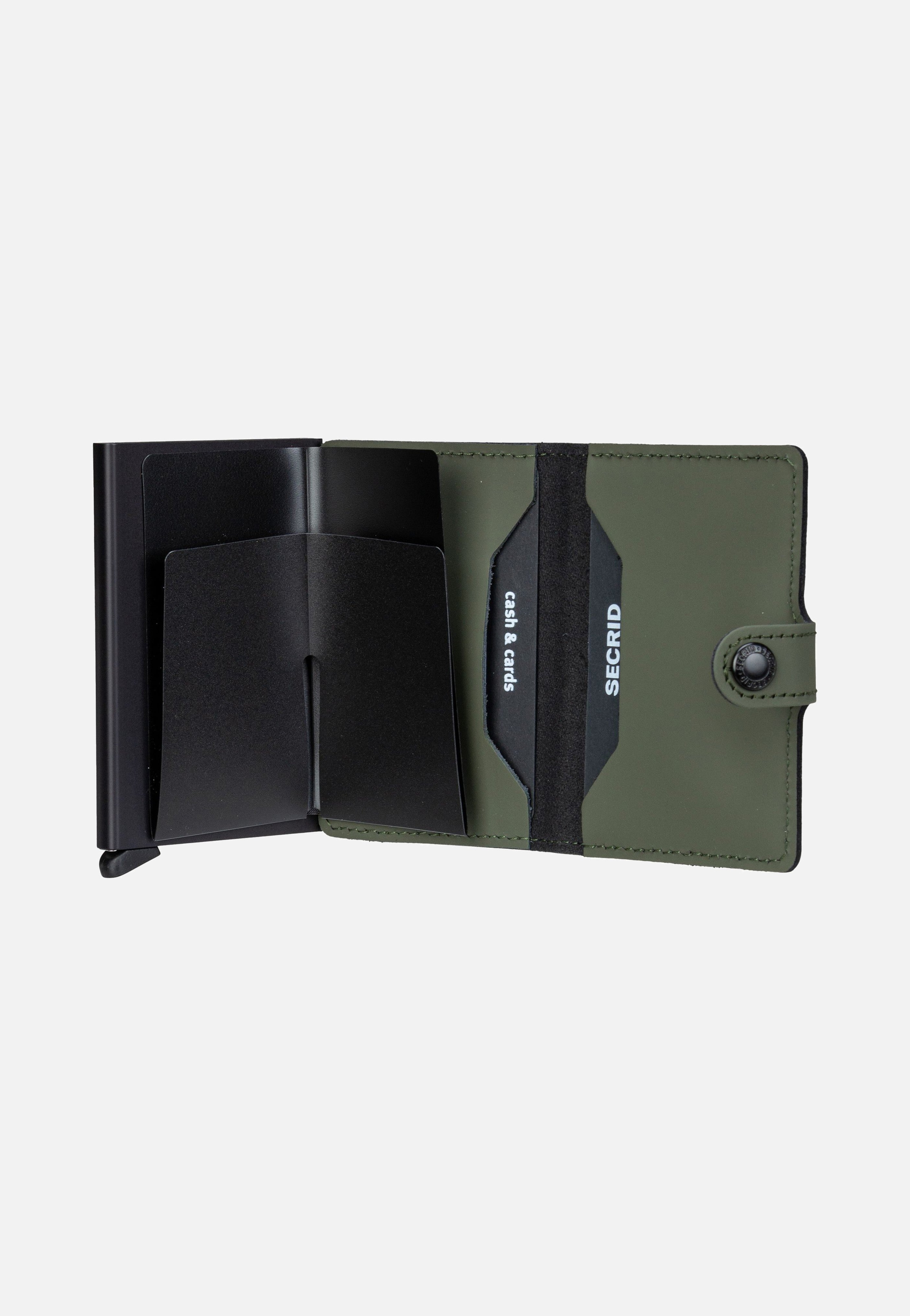 Secrid Miniwallet Matte Green-Black Portemonnaie