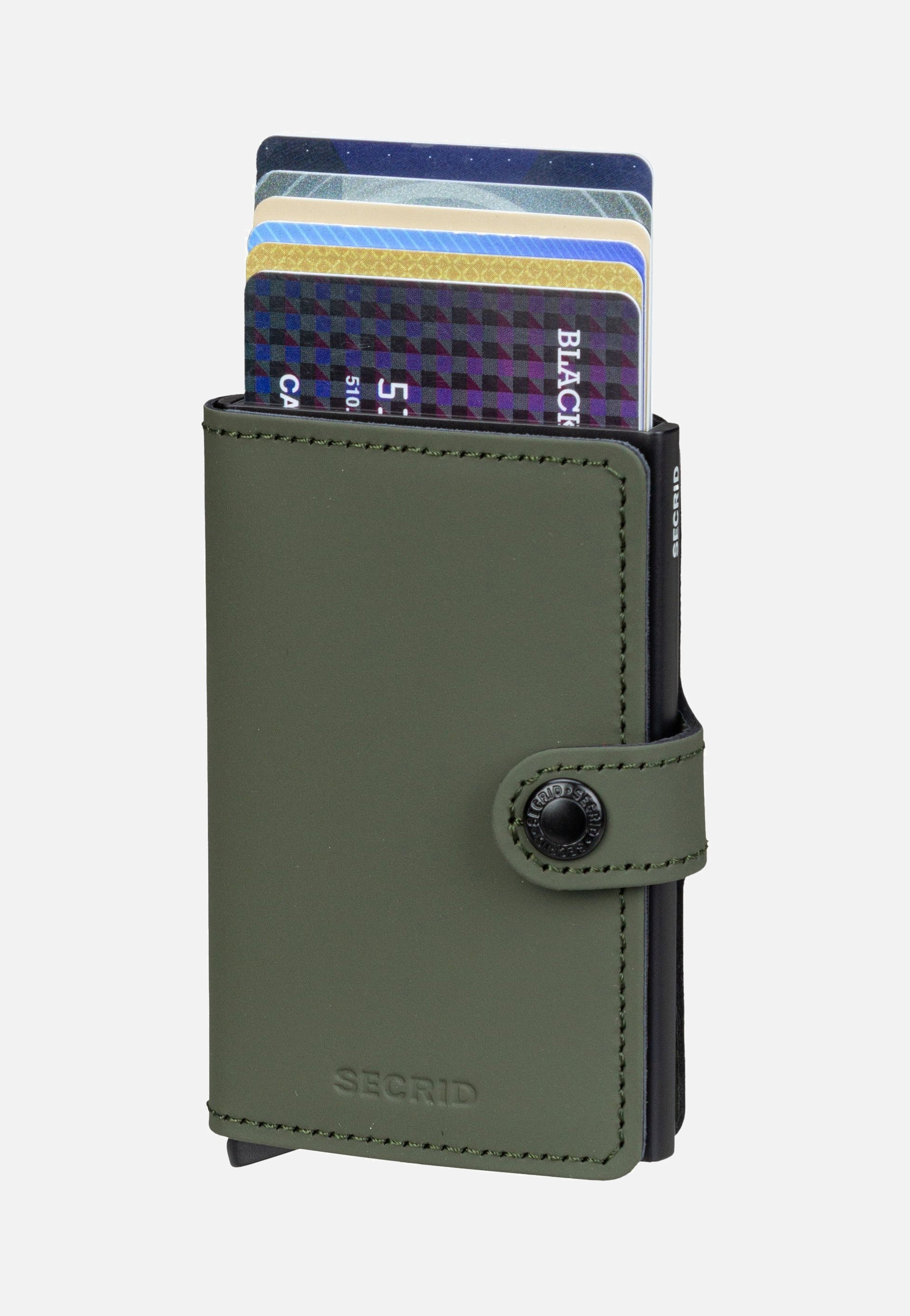 Secrid Miniwallet Matte Green-Black Portemonnaie