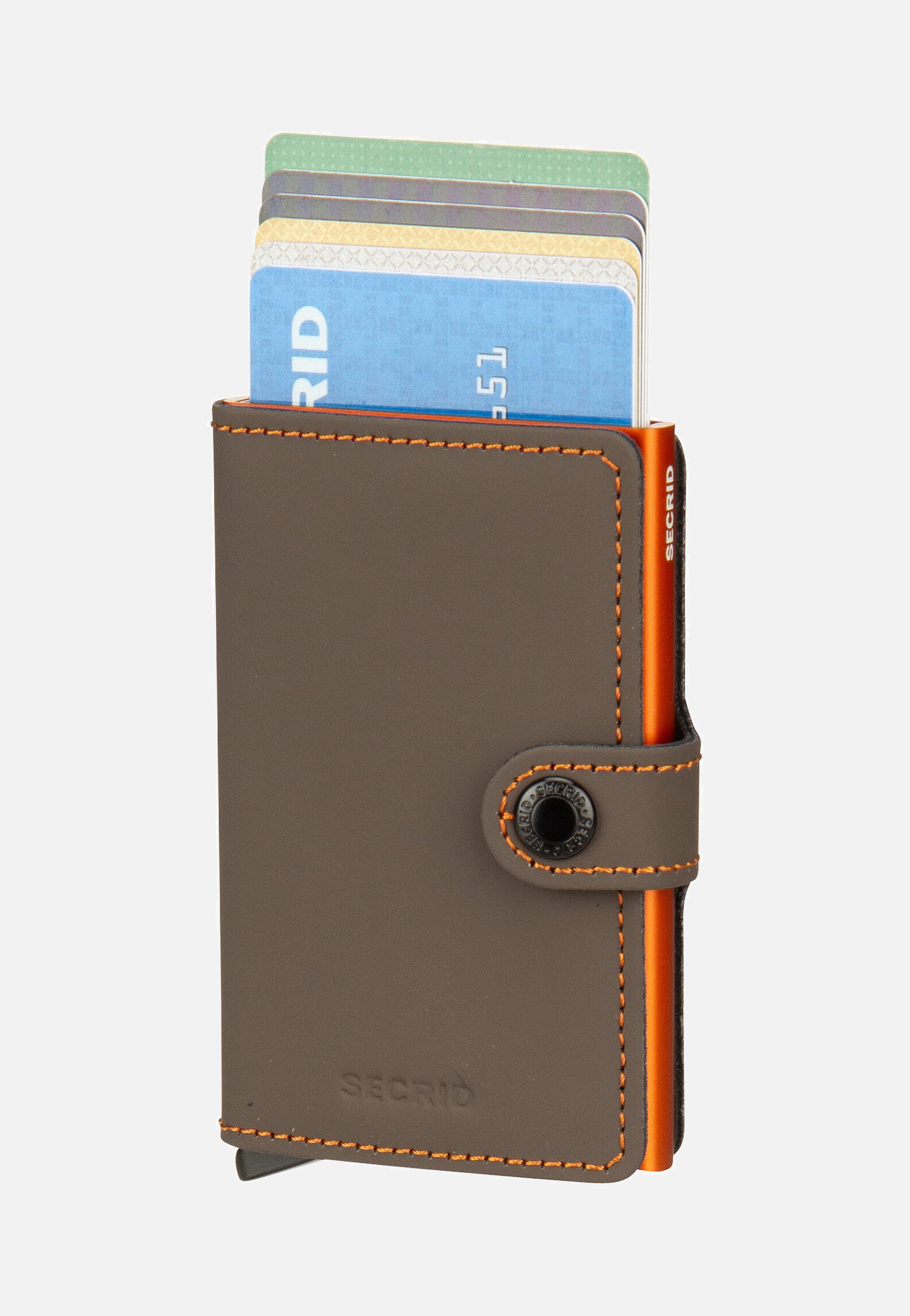 Secrid Miniwallet Matte Truffle-Orange Portemonnaie