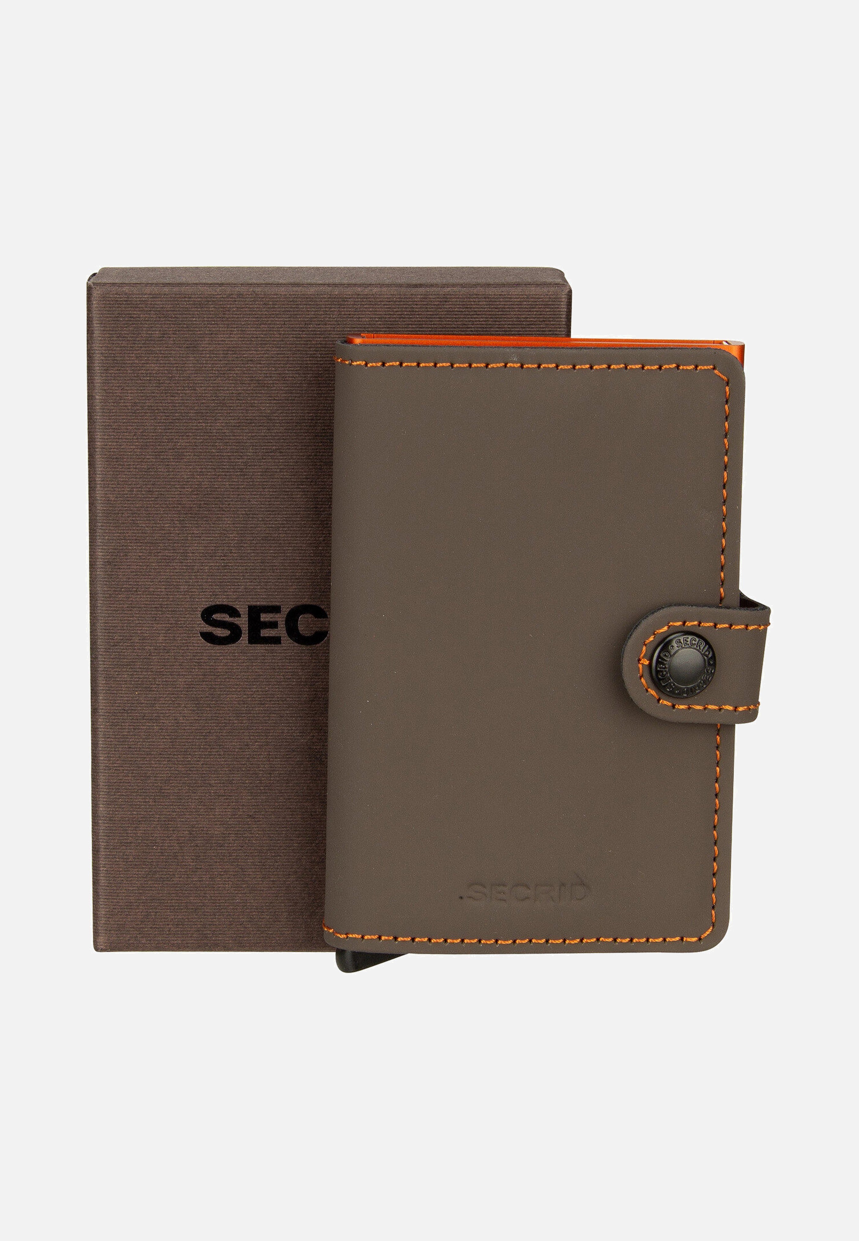 Secrid Miniwallet Matte Truffle-Orange Portemonnaie