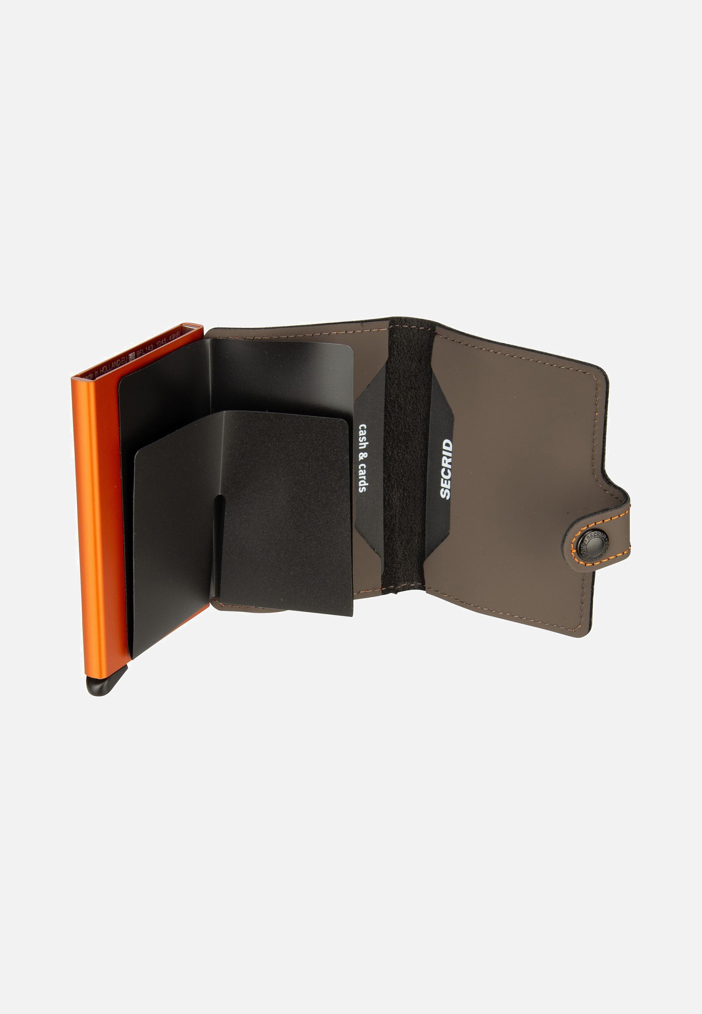 Secrid Miniwallet Matte Truffle-Orange Portemonnaie