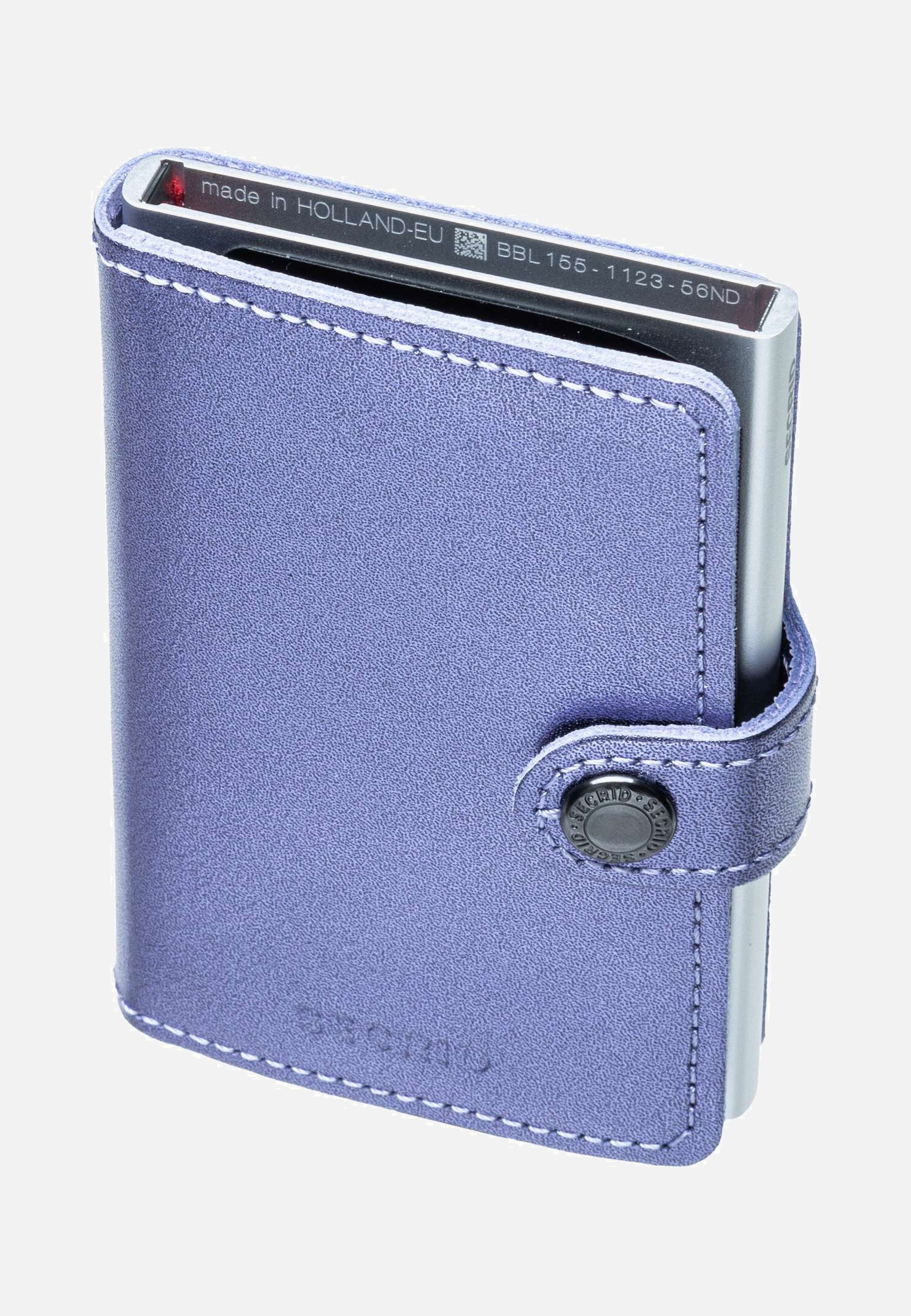 Secrid Miniwallet Metallic Metallic Lila-Silver Portemonnaie
