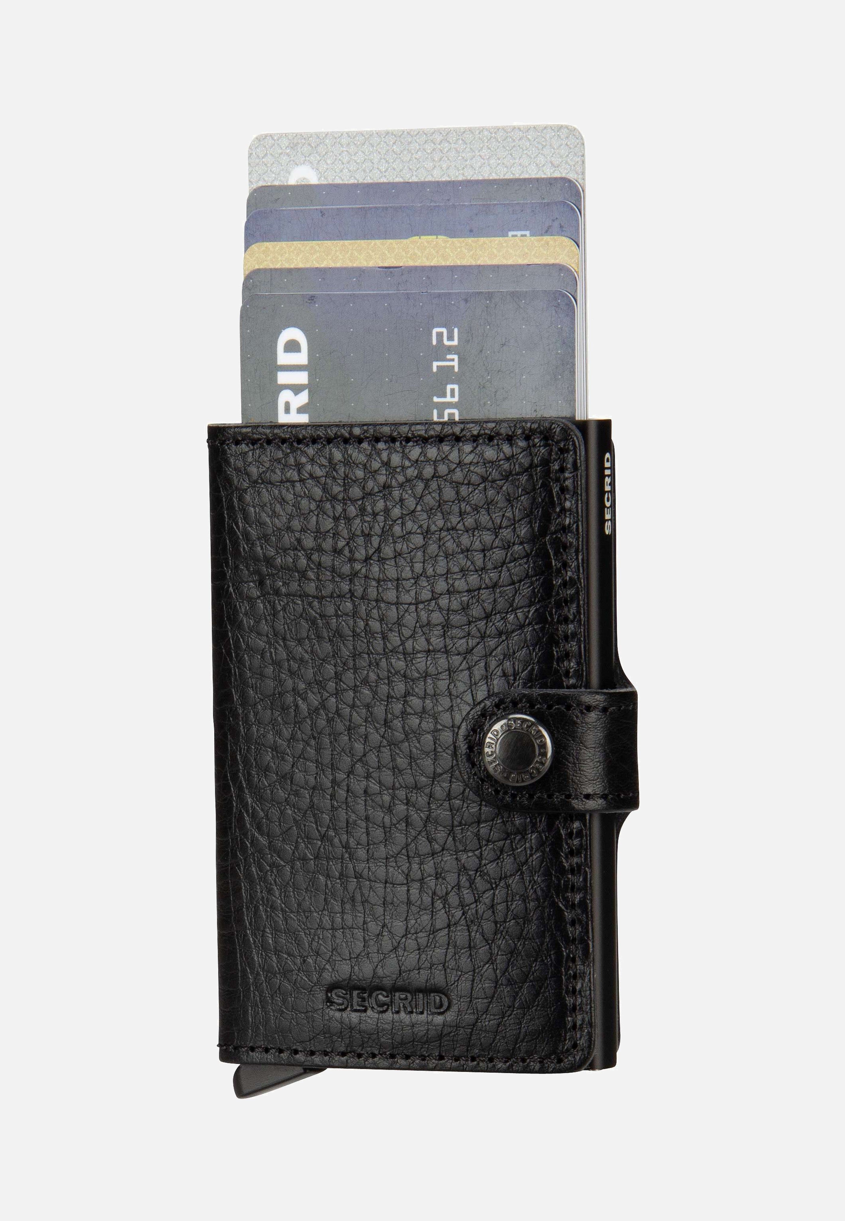 Secrid Miniwallet Veg Tanned Black-Black Portemonnaie
