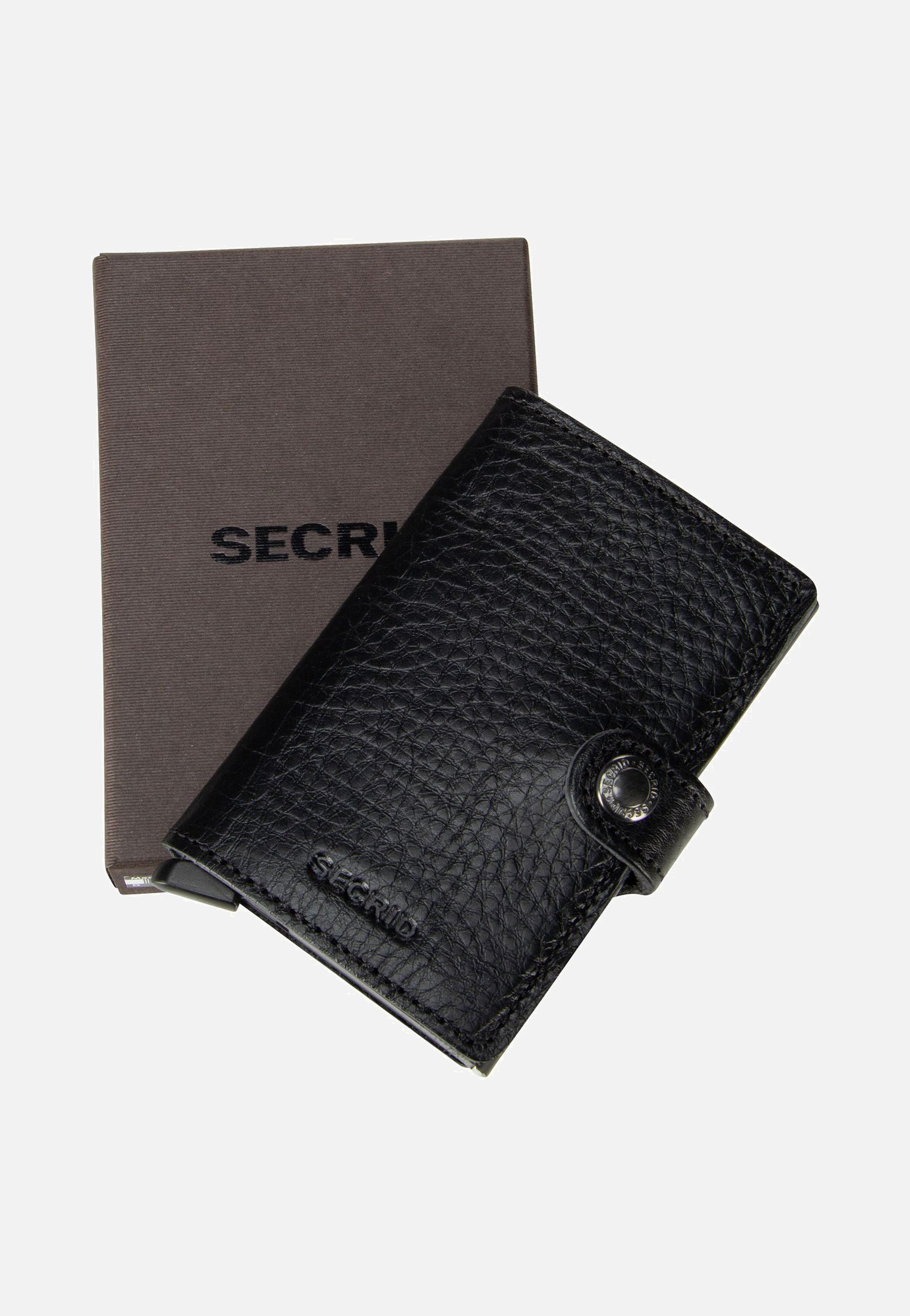 Secrid Miniwallet Veg Tanned Black-Black Portemonnaie