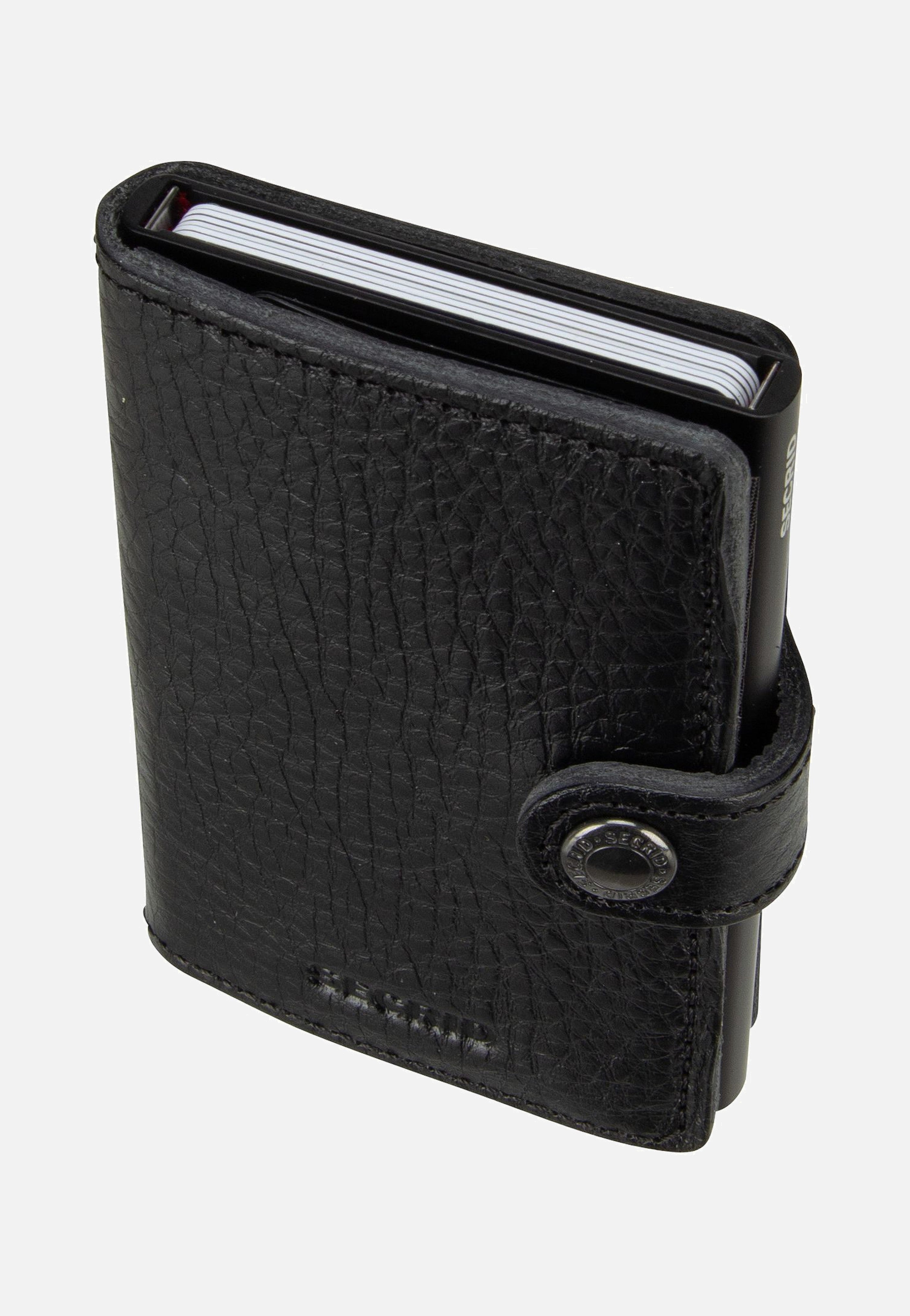 Secrid Miniwallet Veg Tanned Black-Black Portemonnaie