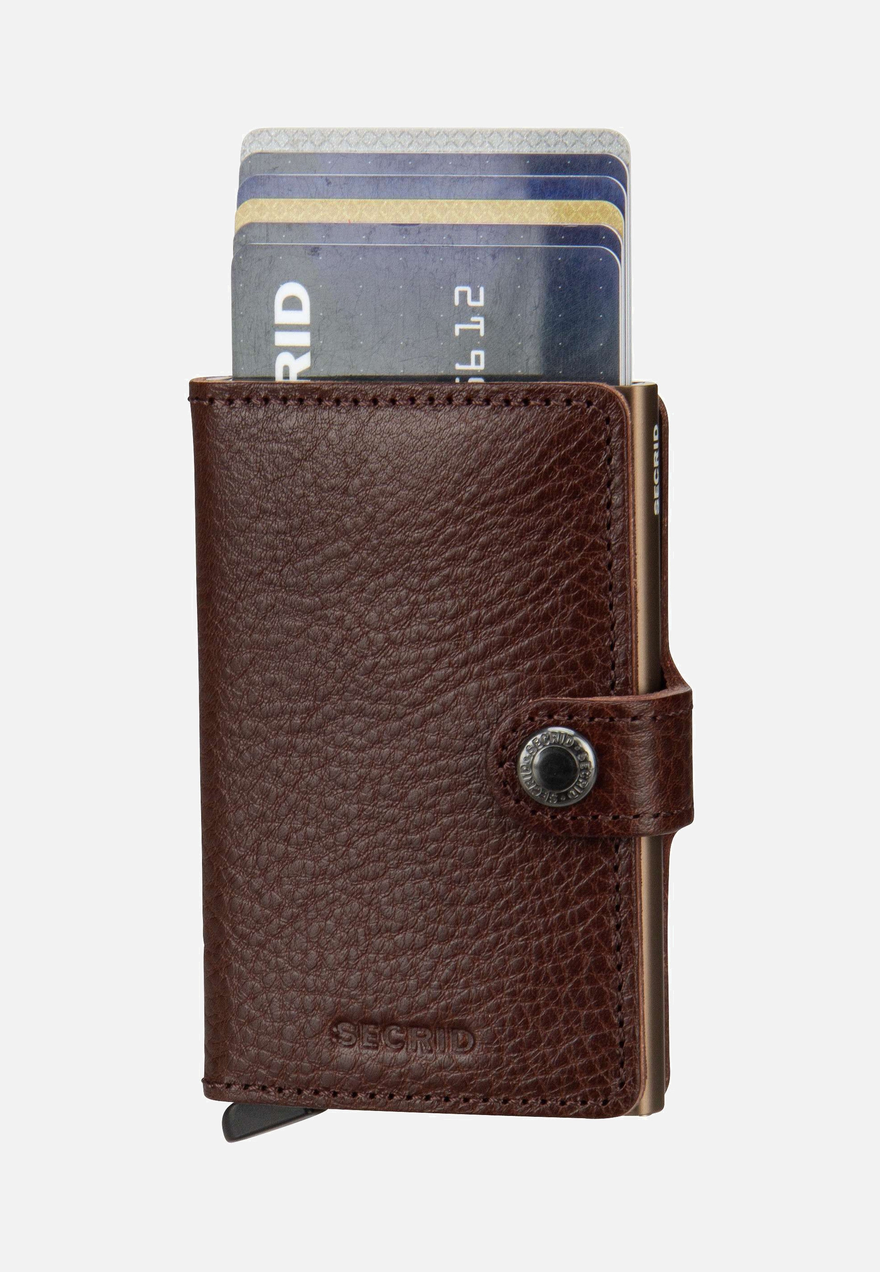 Secrid Miniwallet Veg Tanned Espresso-Brown Portemonnaie