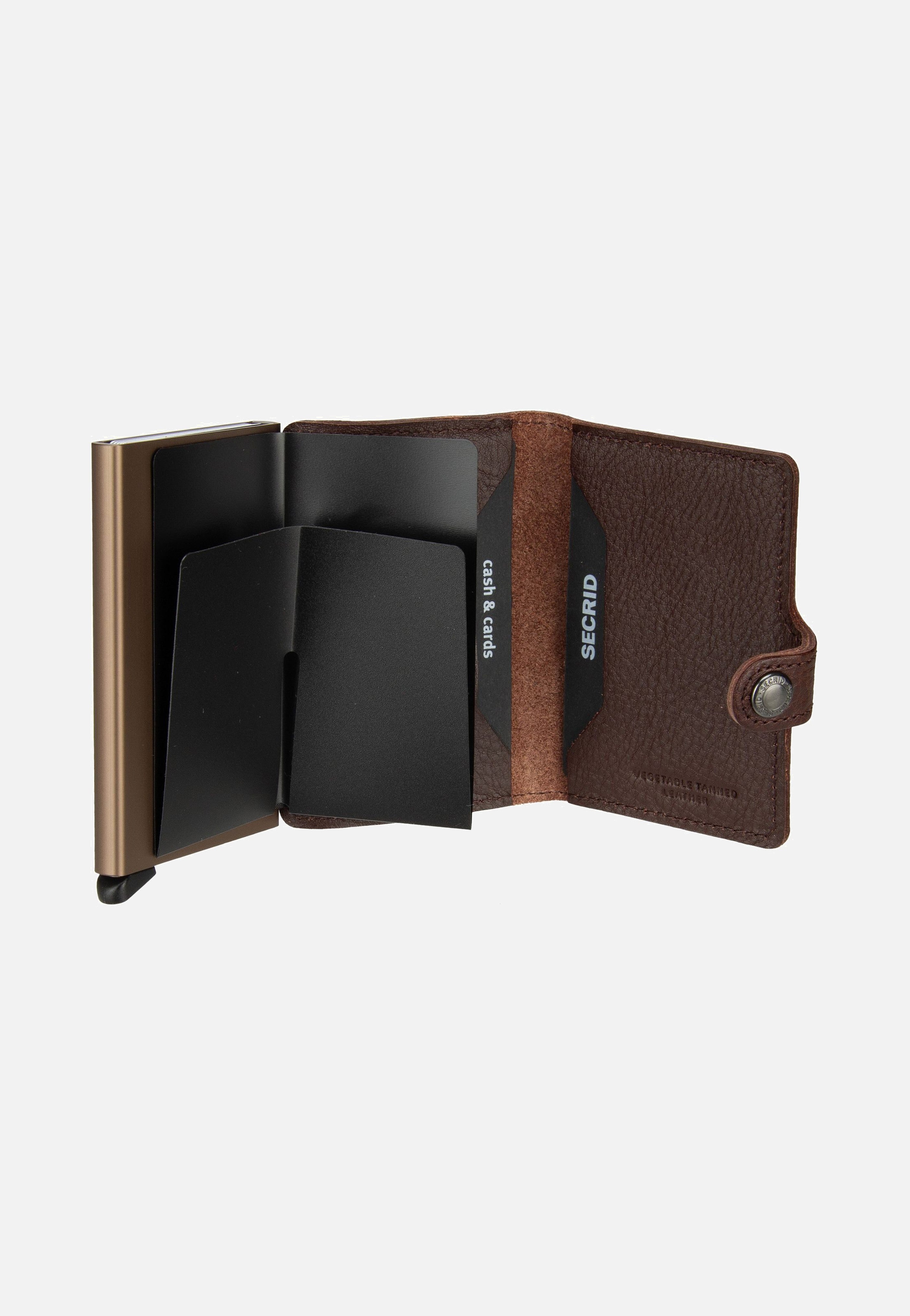 Secrid Miniwallet Veg Tanned Espresso-Brown Portemonnaie