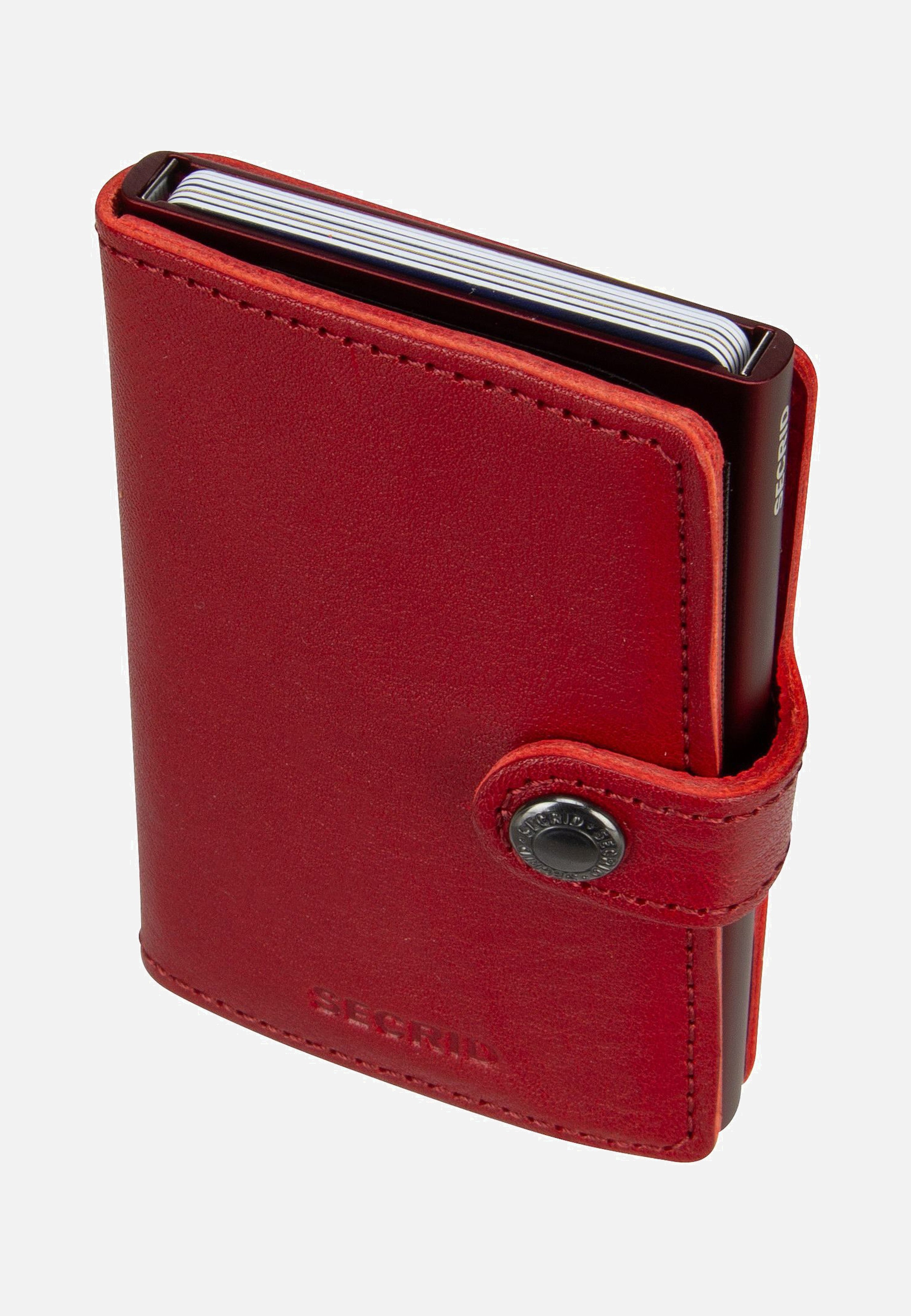 Secrid Miniwallet Veg Tanned Rosso-Bordeaux Portemonnaie