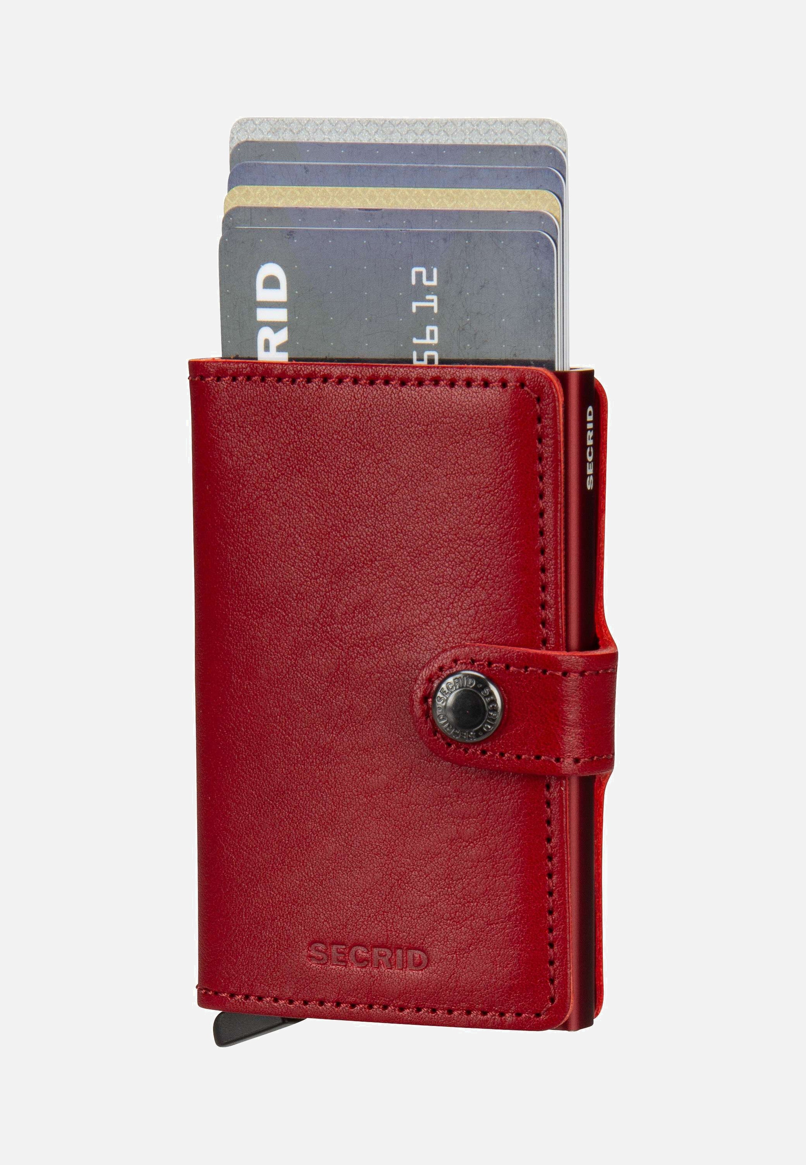 Secrid Miniwallet Veg Tanned Rosso-Bordeaux Portemonnaie
