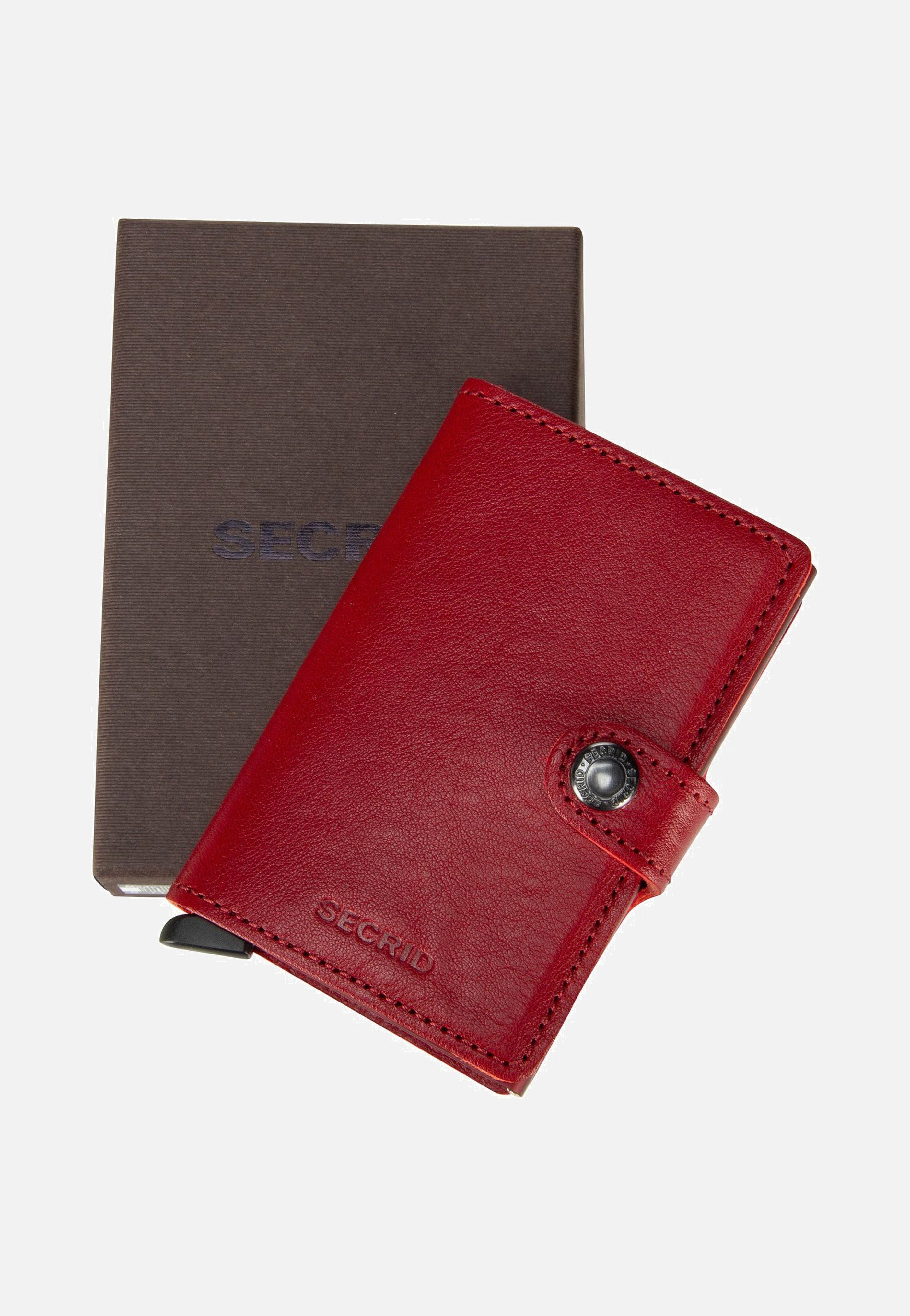 Secrid Miniwallet Veg Tanned Rosso-Bordeaux Portemonnaie