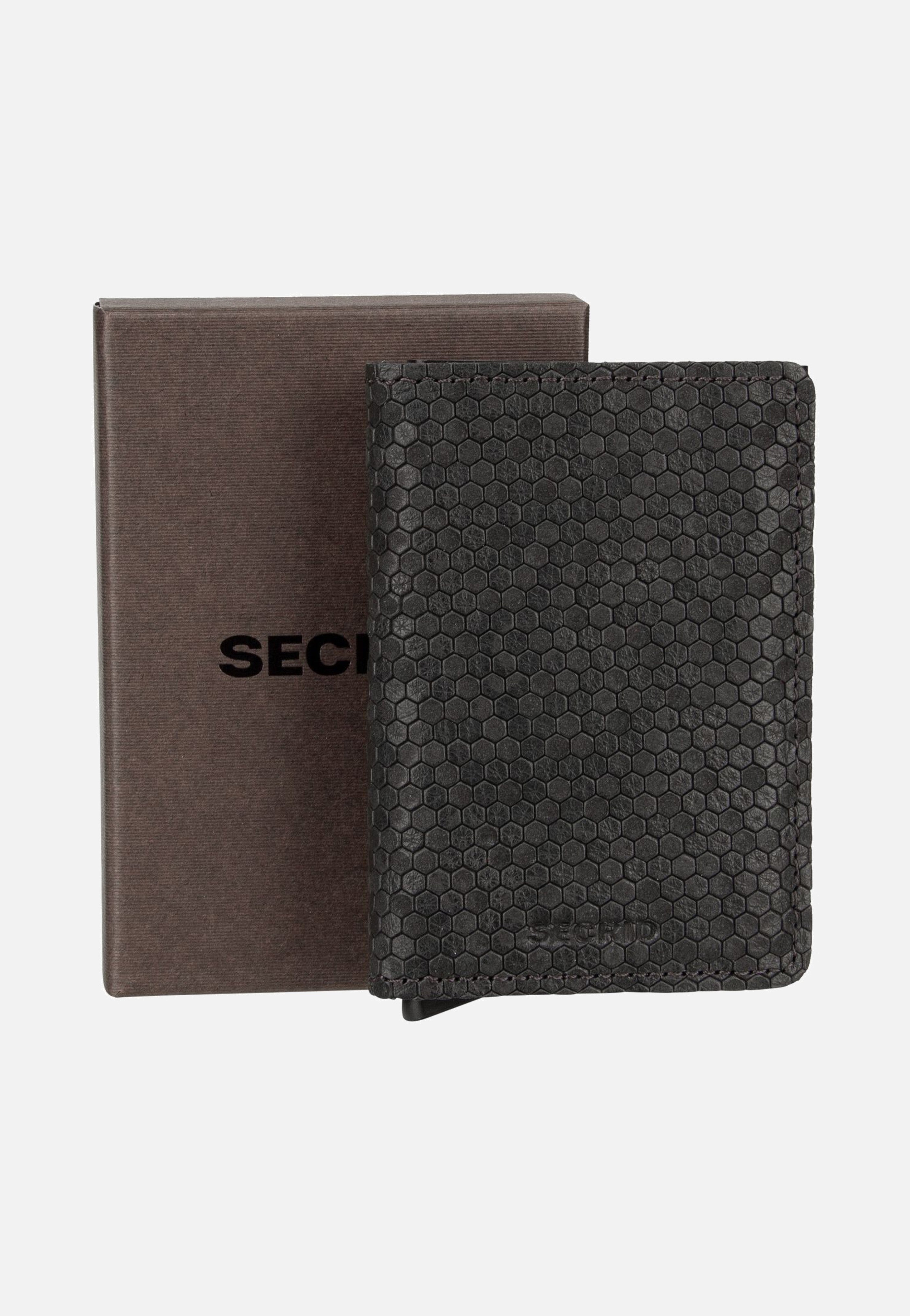 Secrid Slimwallet Hexagon Black Portemonnaie