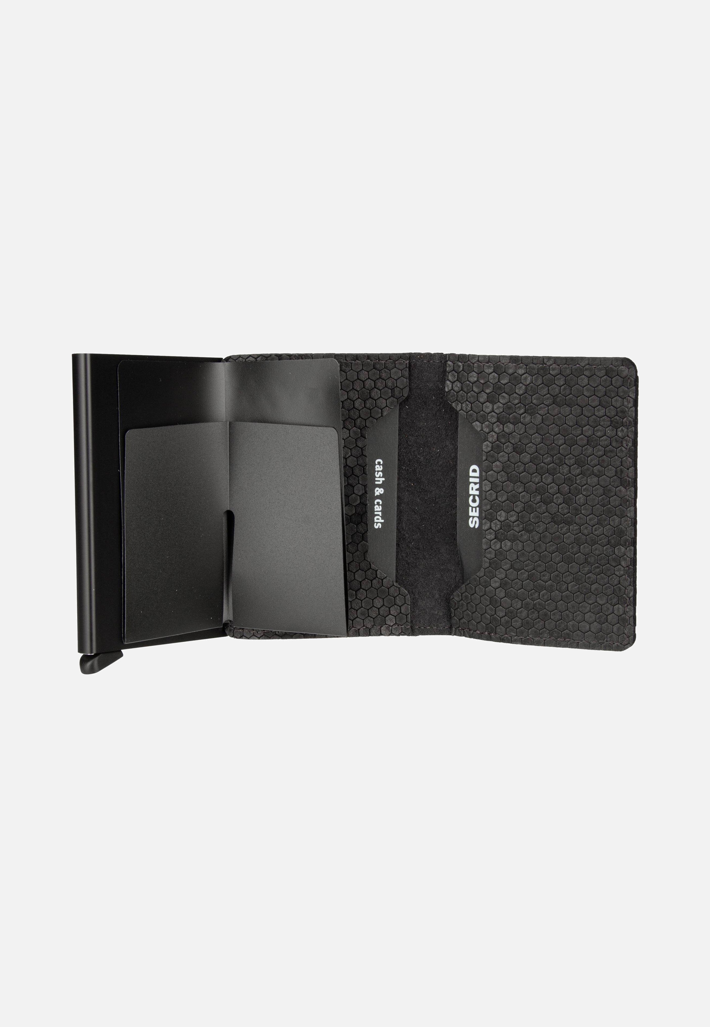 Secrid Slimwallet Hexagon Black Portemonnaie