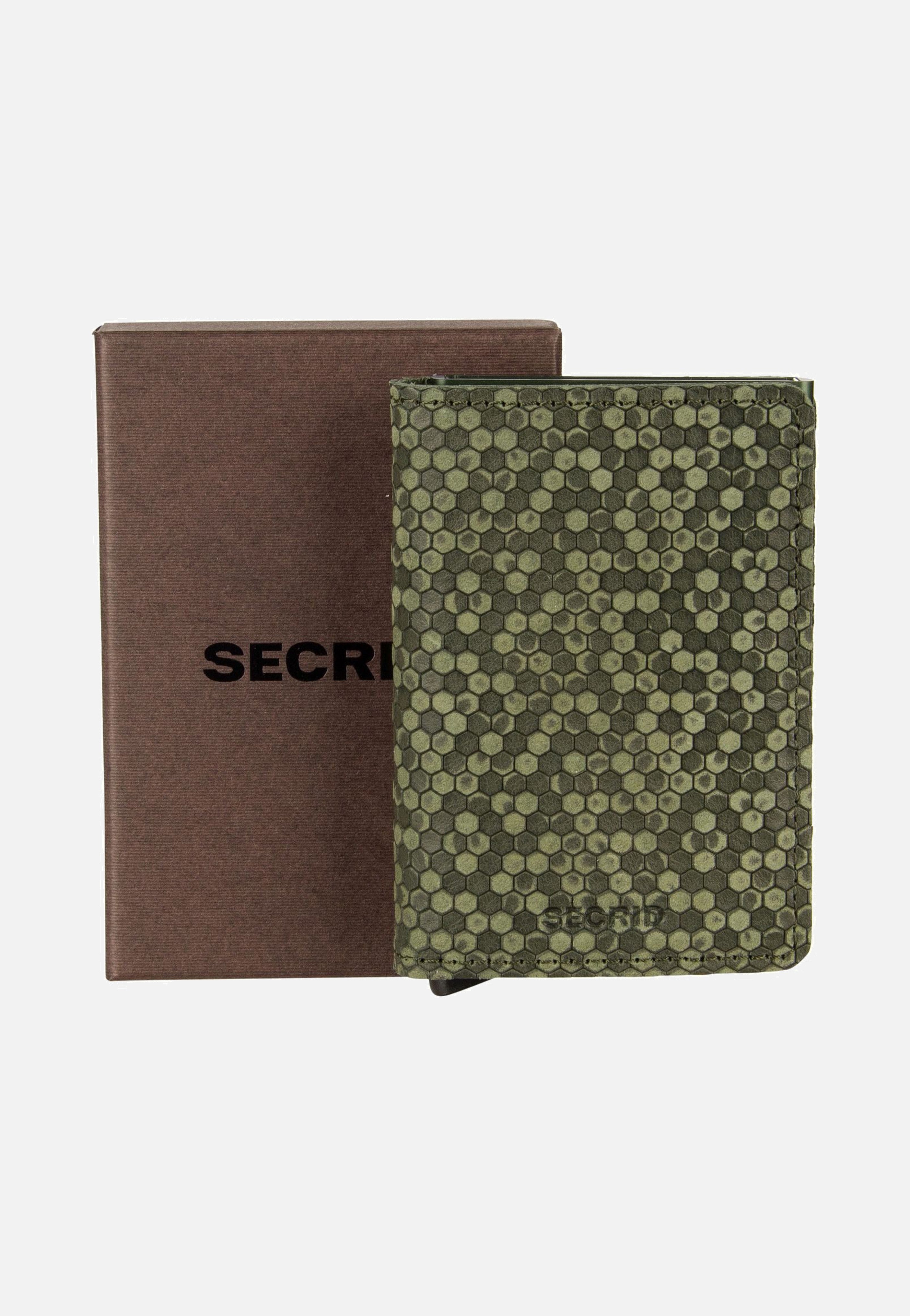 Secrid Slimwallet Hexagon Green Portemonnaie