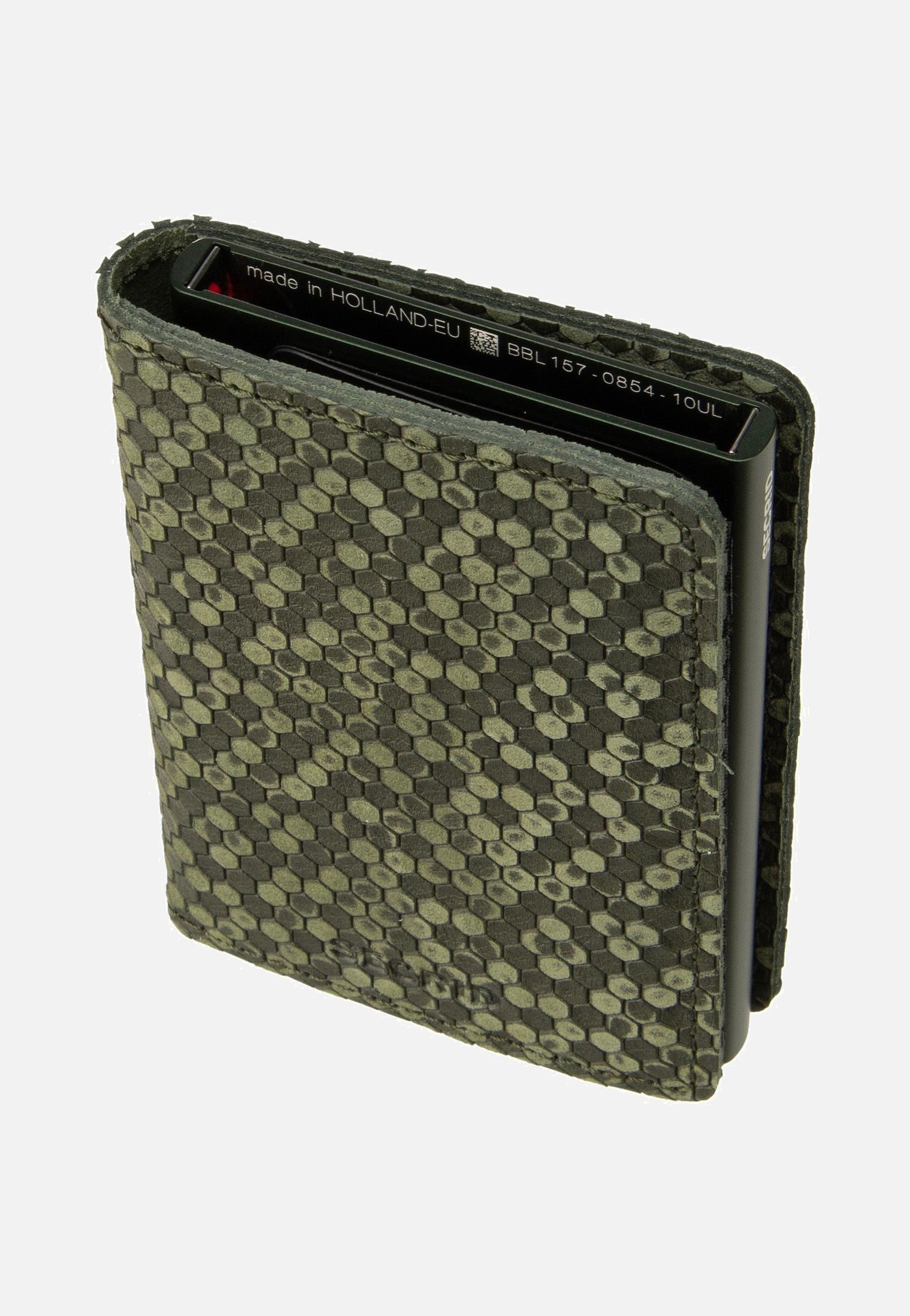 Secrid Slimwallet Hexagon Green Portemonnaie