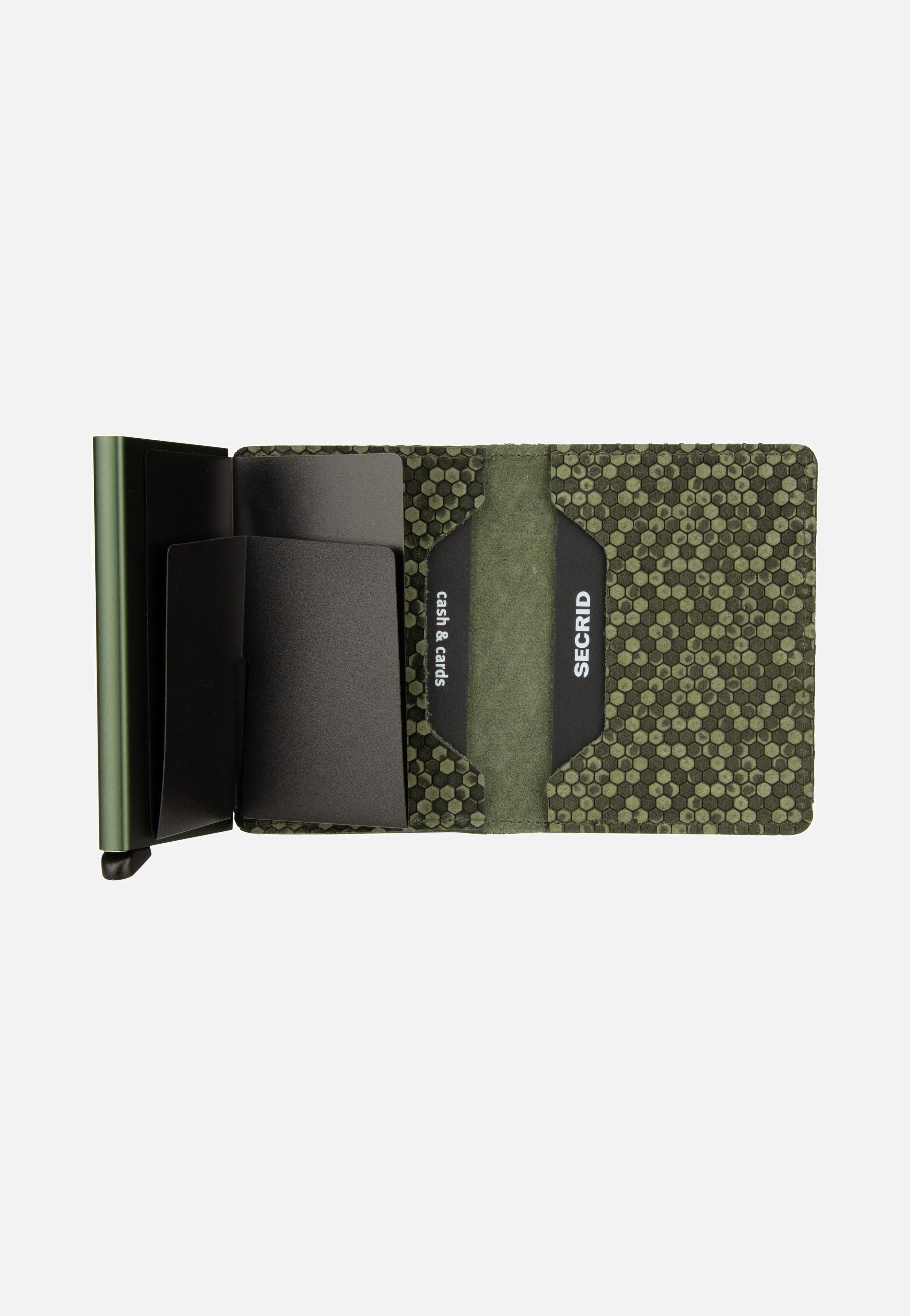 Secrid Slimwallet Hexagon Green Portemonnaie