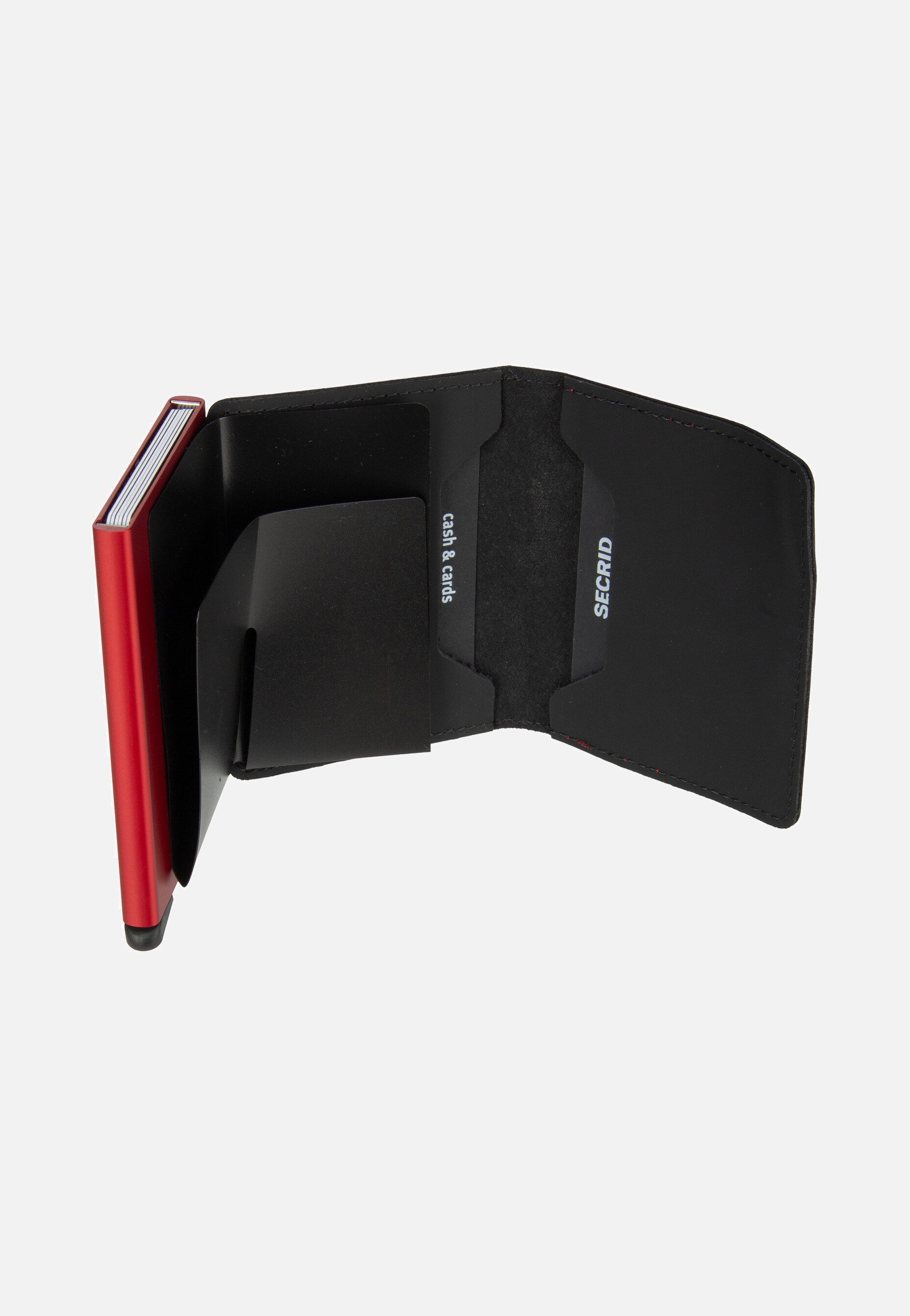 Secrid Slimwallet Matte Black & Red Portemonnaie
