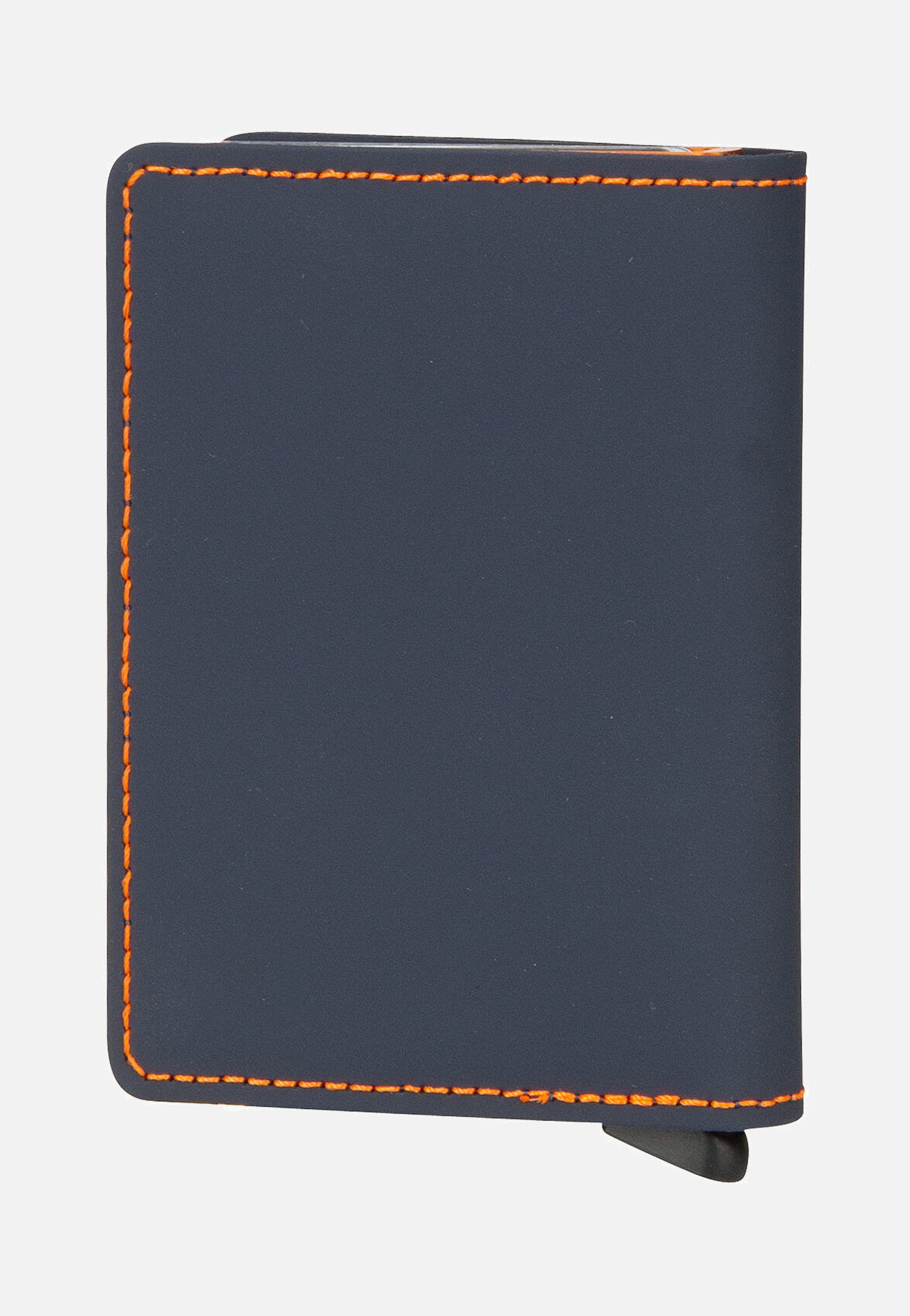 Secrid Slimwallet Matte Night Blue-Orange Portemonnaie