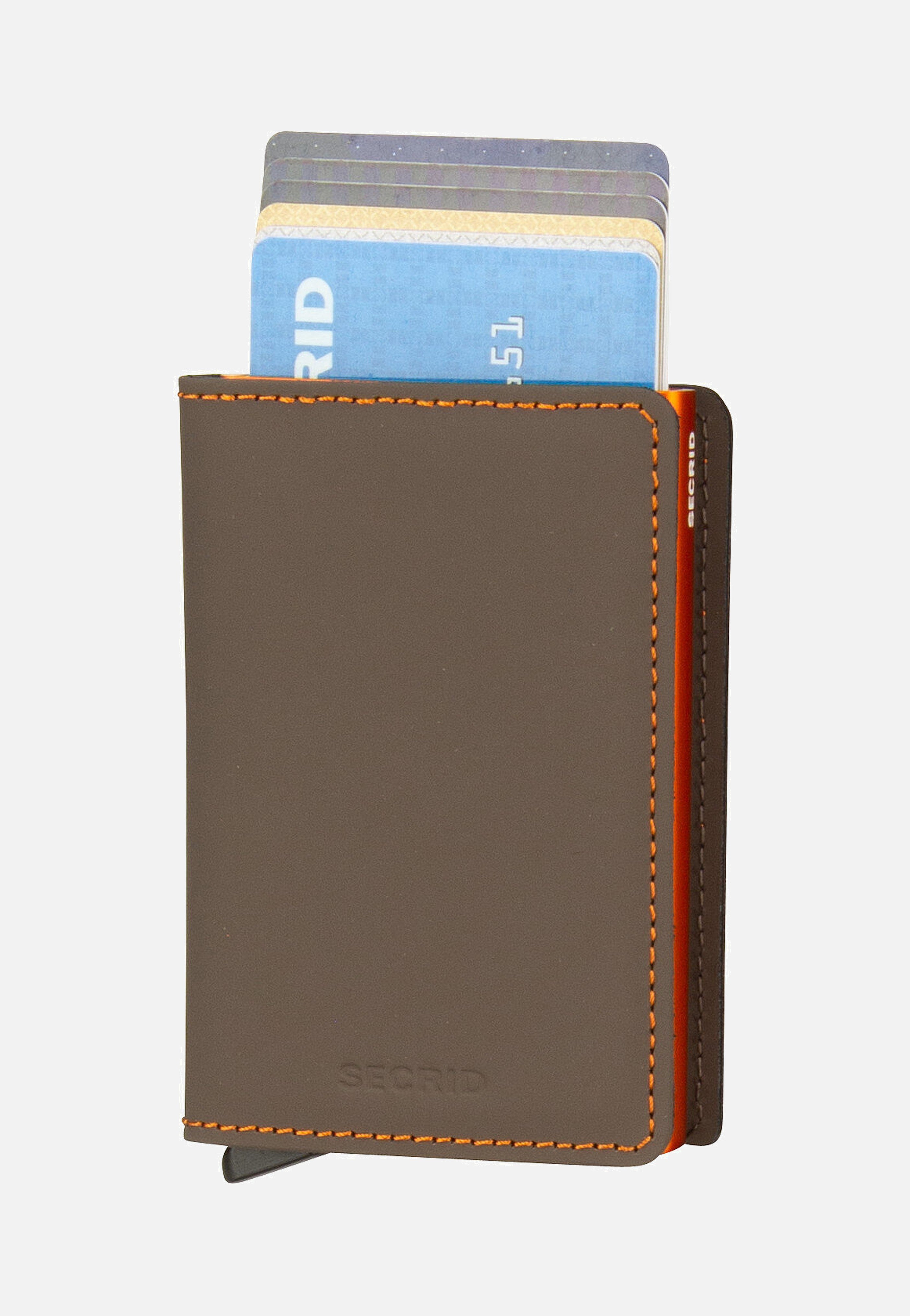 Secrid Slimwallet Matte Truffle-Orange Portemonnaie