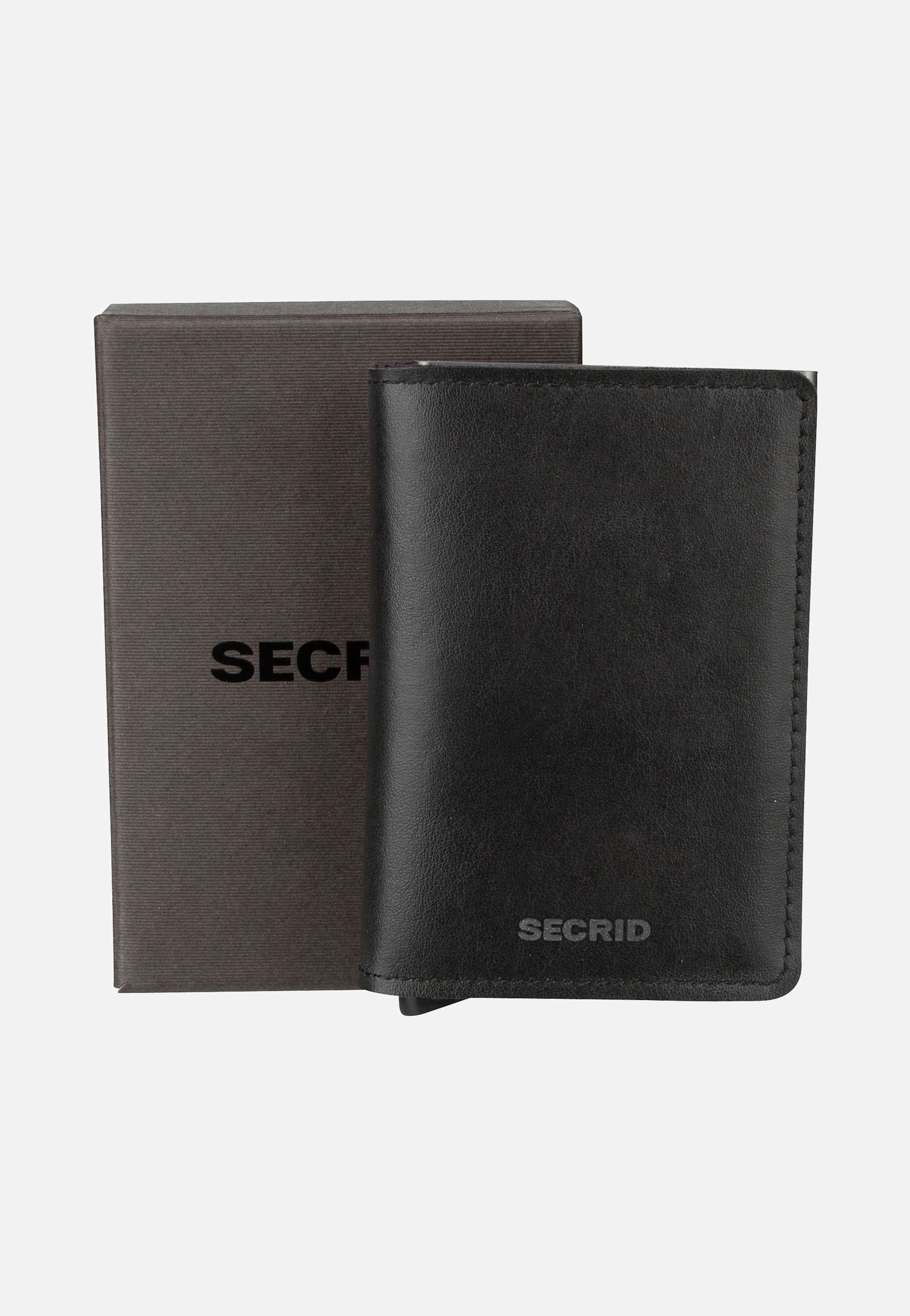 Secrid Slimwallet Mirum Plant-based Black Portemonnaie