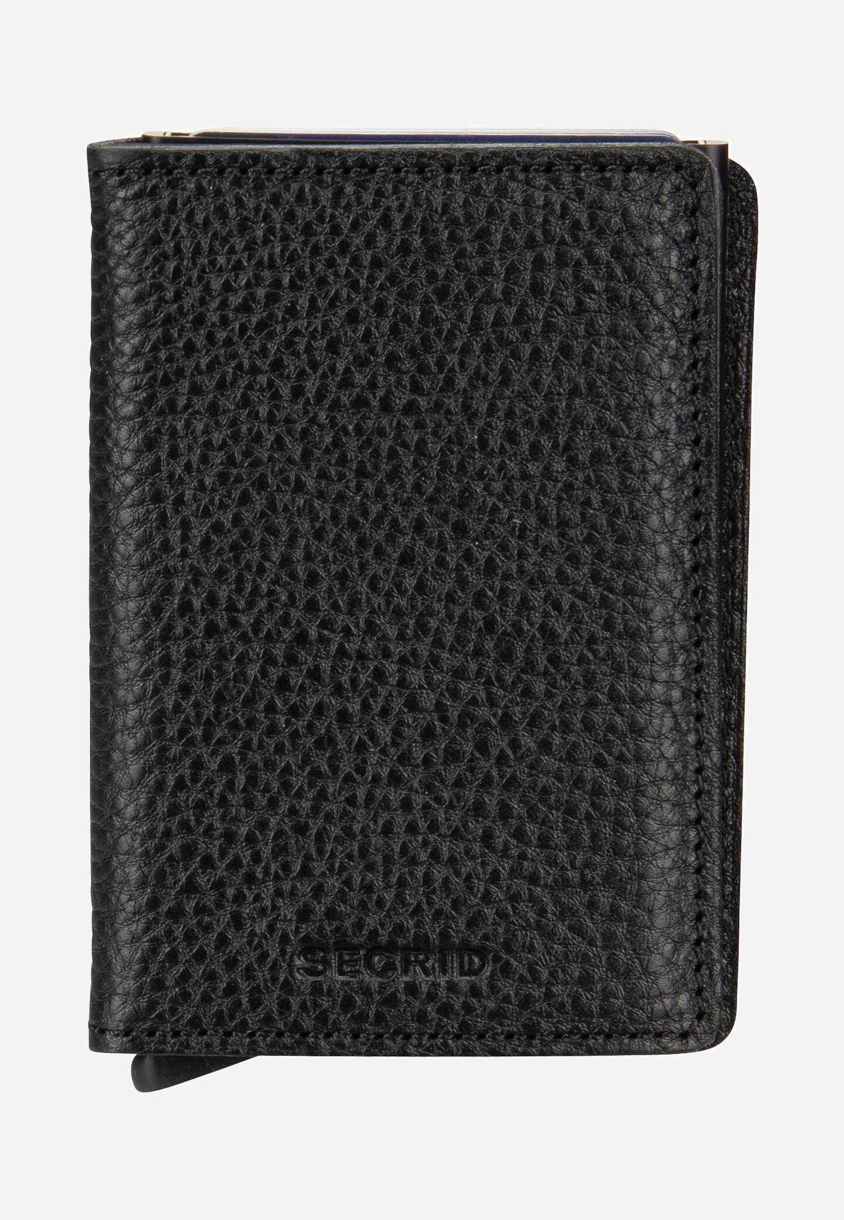 Secrid Slimwallet Veg Tanned Black-Black Portemonnaie