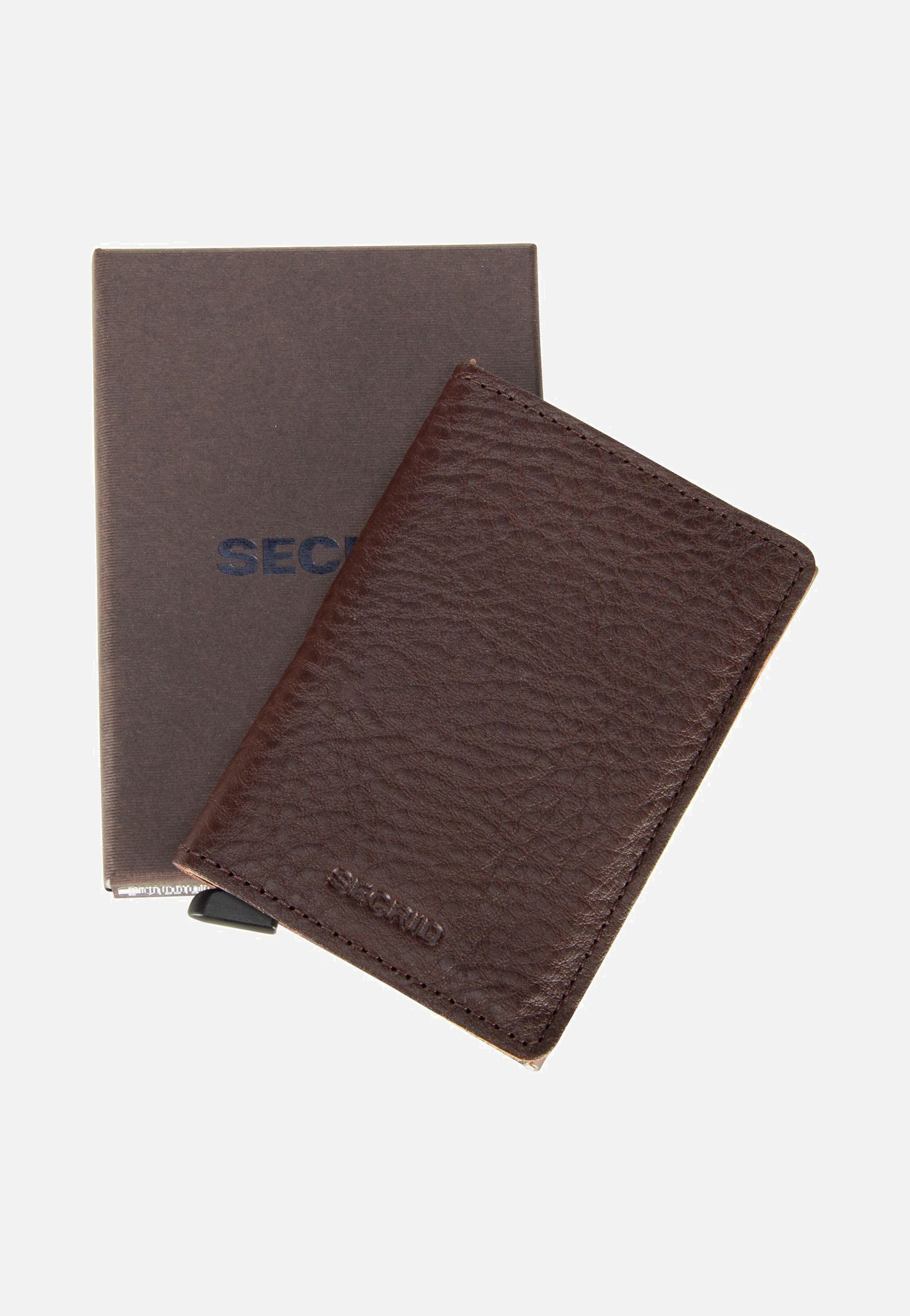 Secrid Slimwallet Veg Tanned Espresso-Brown Portemonnaie