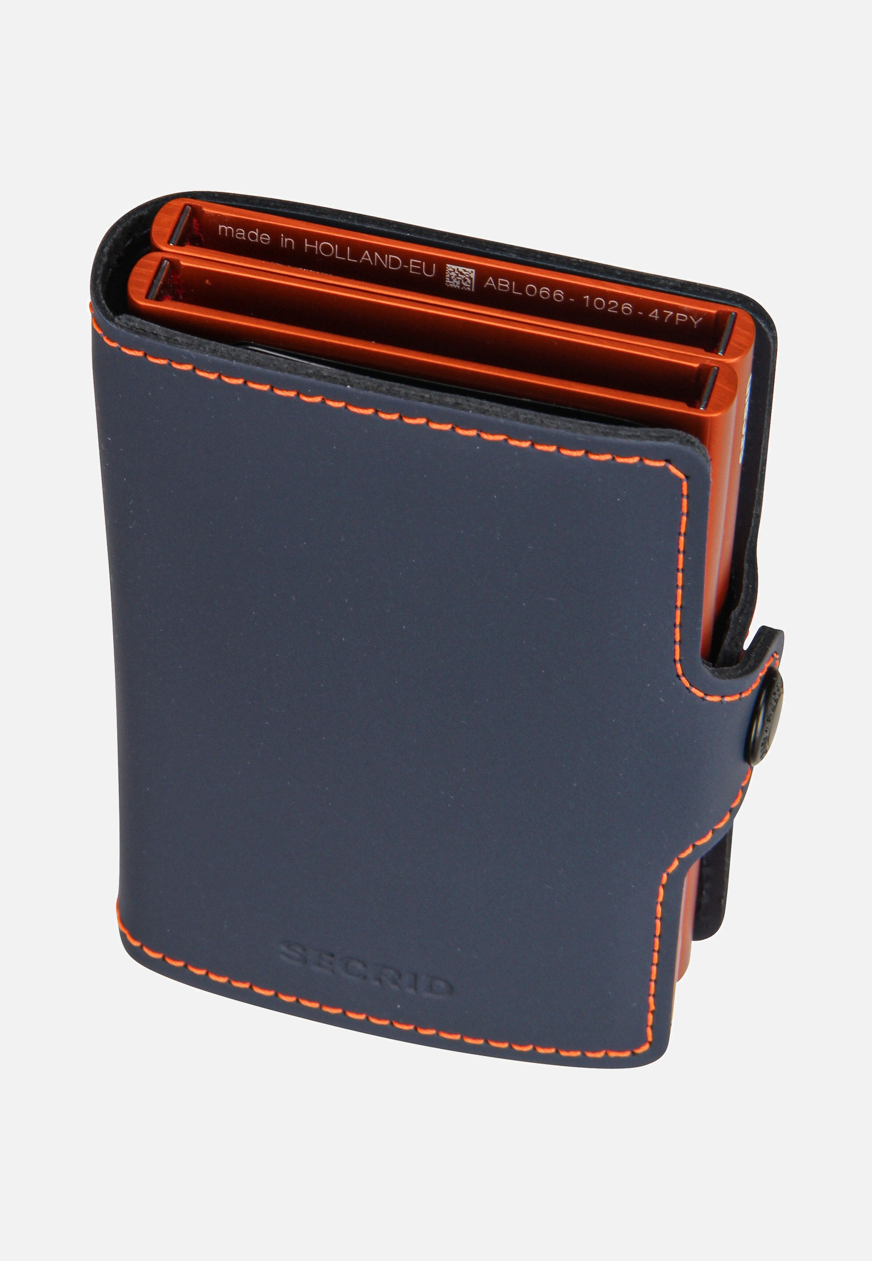 Secrid Twinwallet Matte Night Blue-Orange Portemonnaie