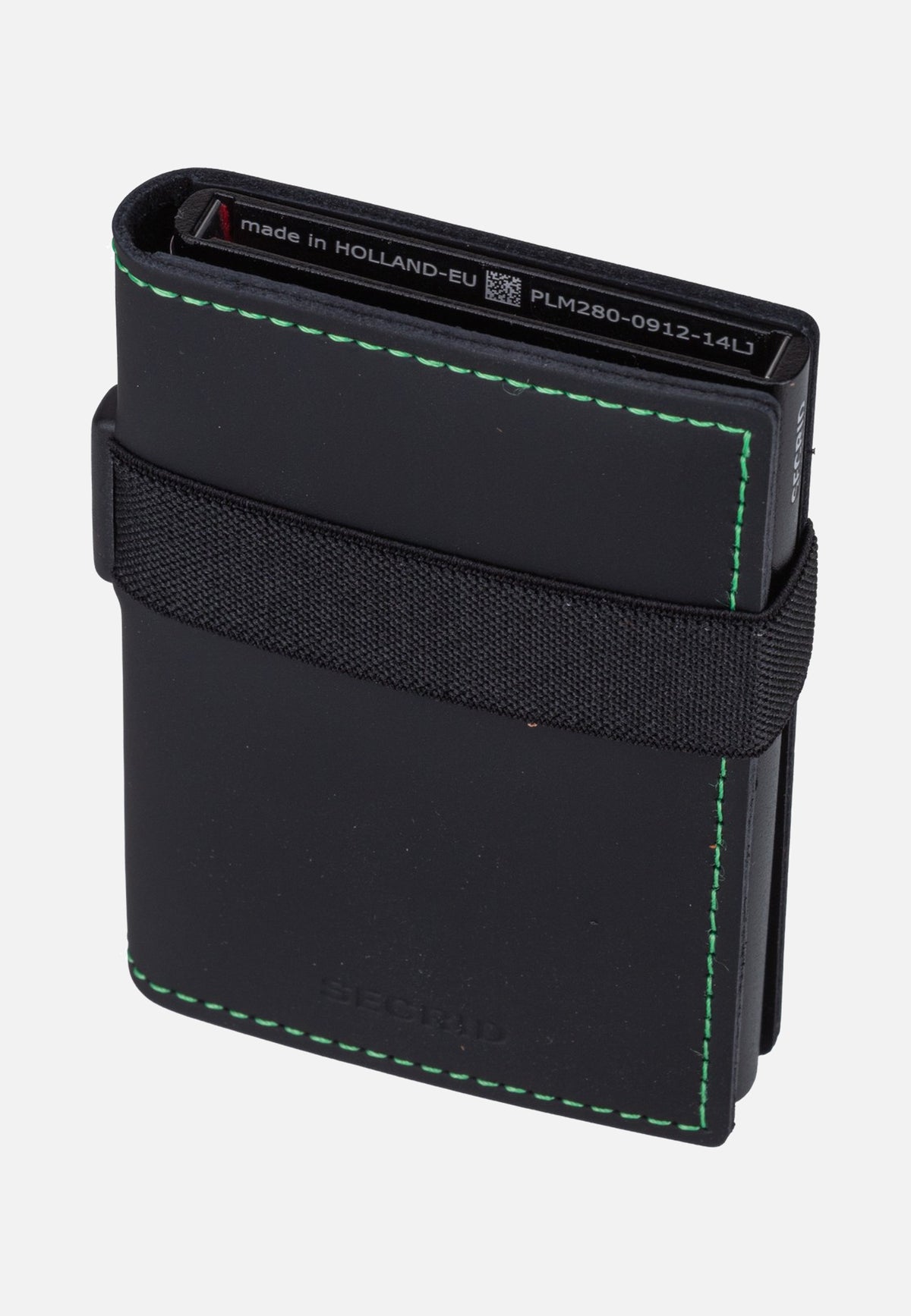 Secrid Bandwallet Matte Black & Green Portemonnaie