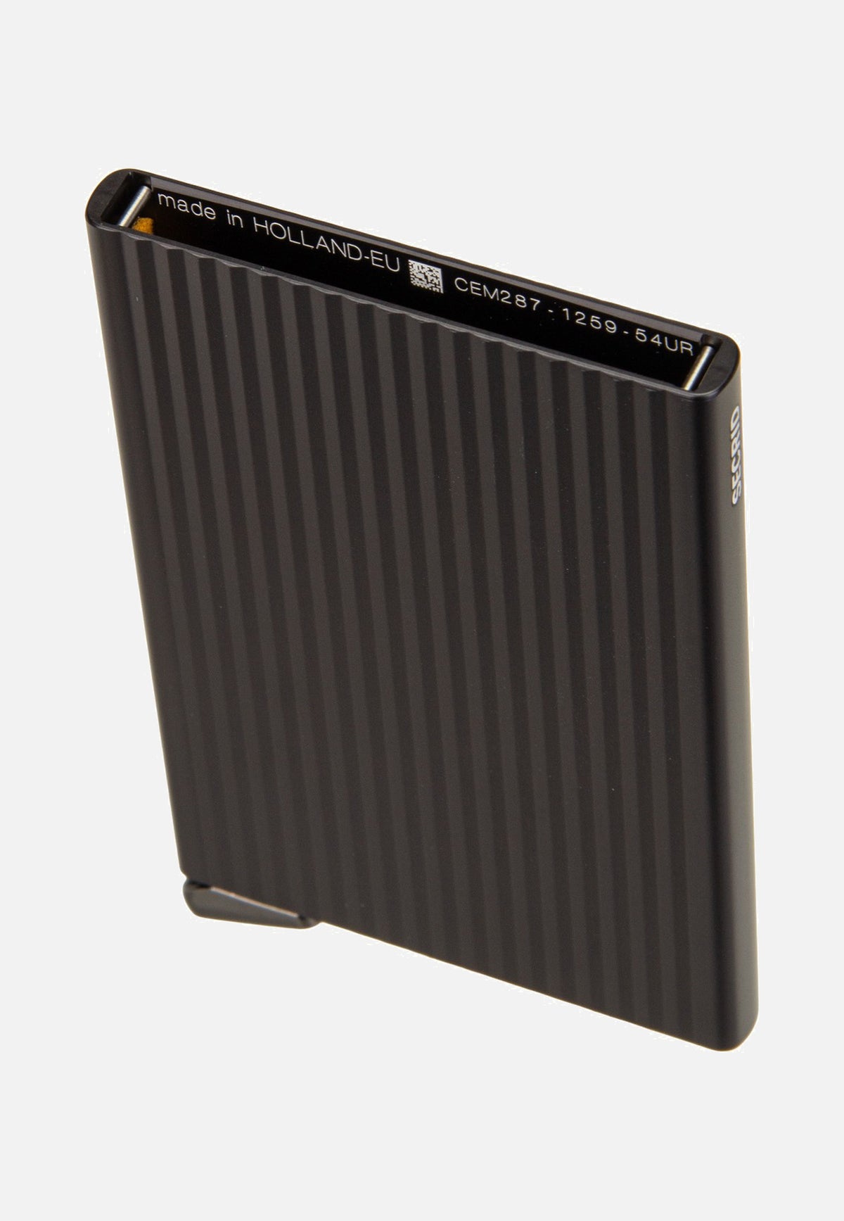 Secrid Cardprotector Fluted Black+ Kartenetui
