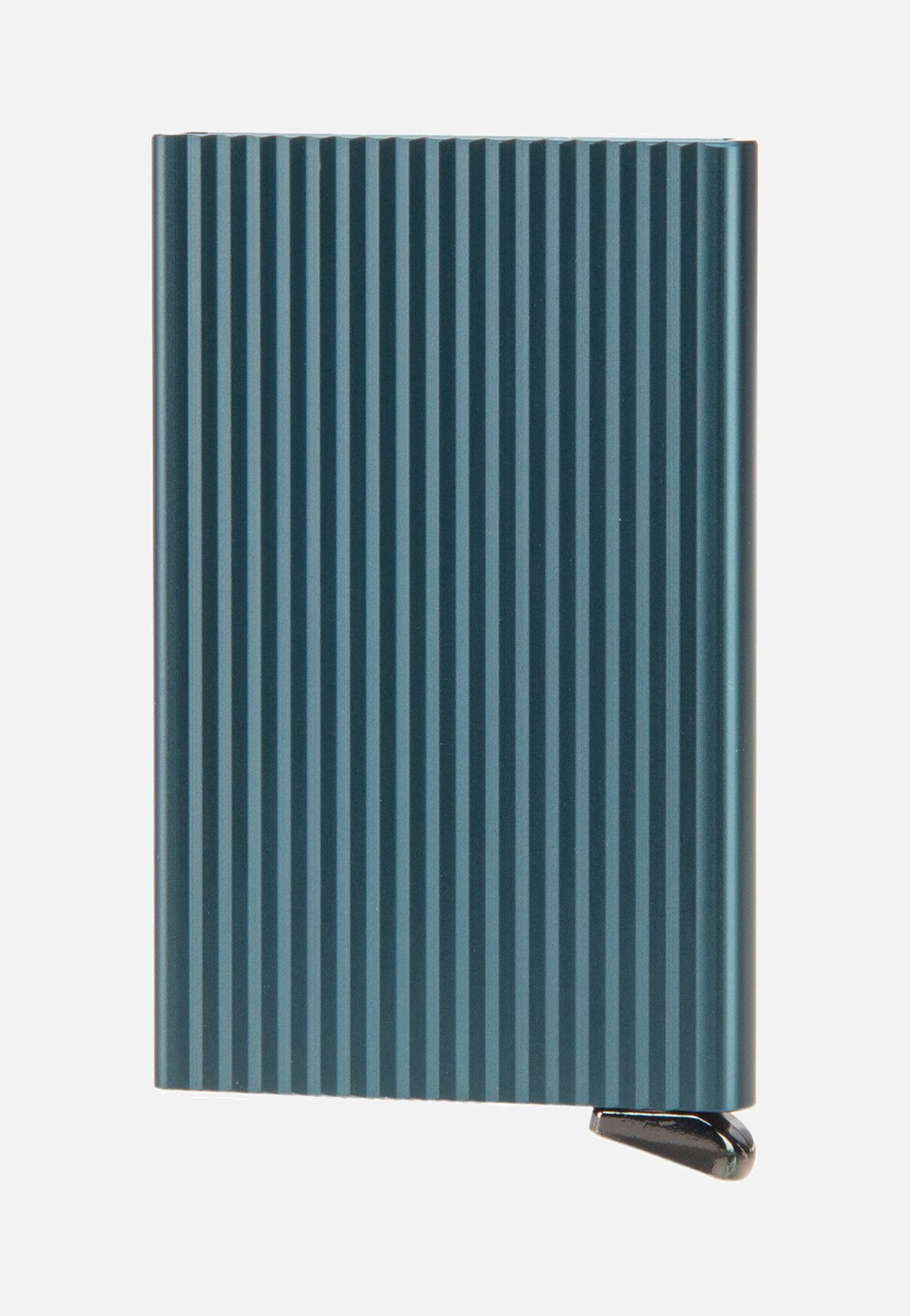 Secrid Cardprotector Fluted Teal+ Card Holder