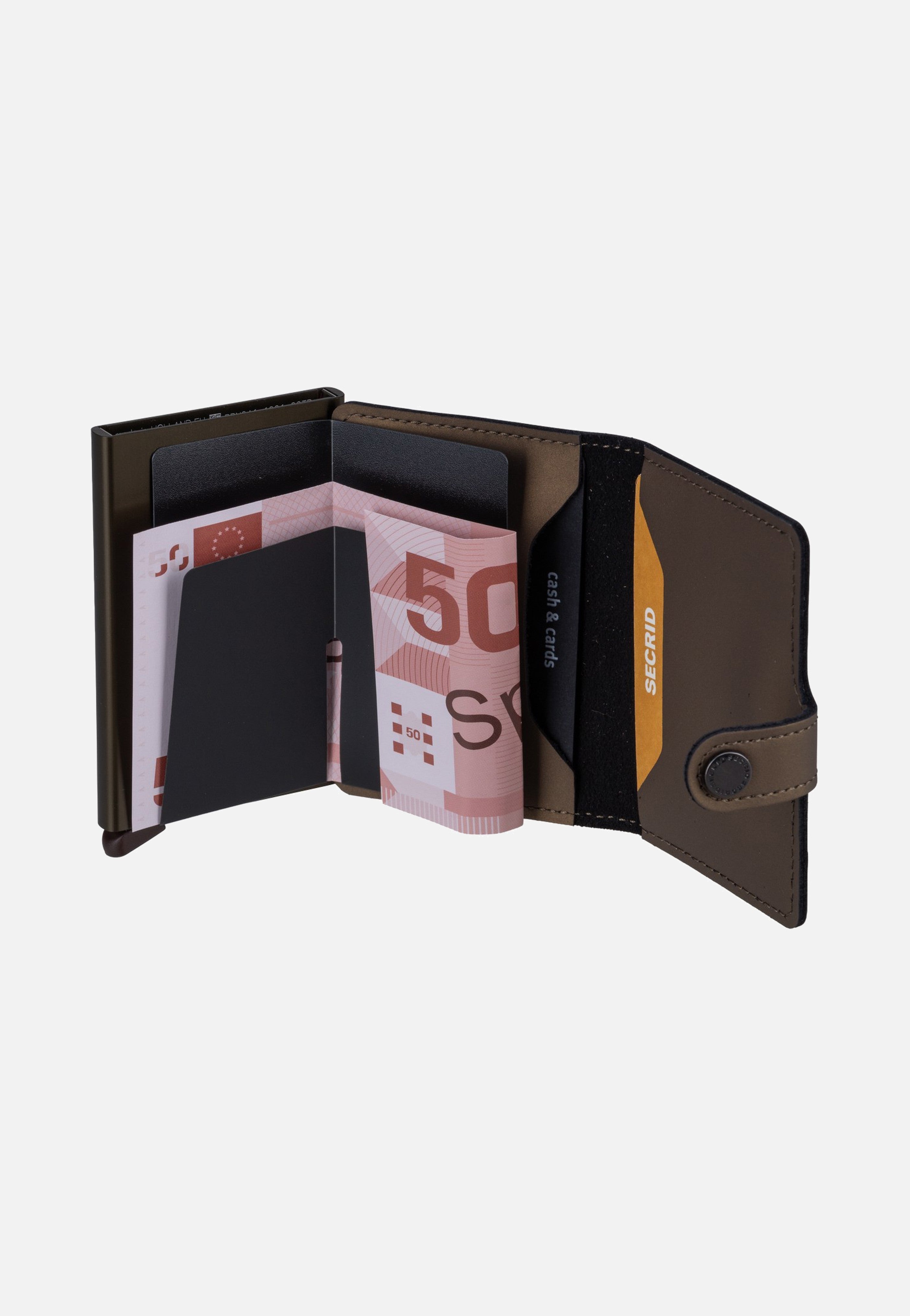 Secrid Miniwallet Matte Satin Bronze Portemonnaie