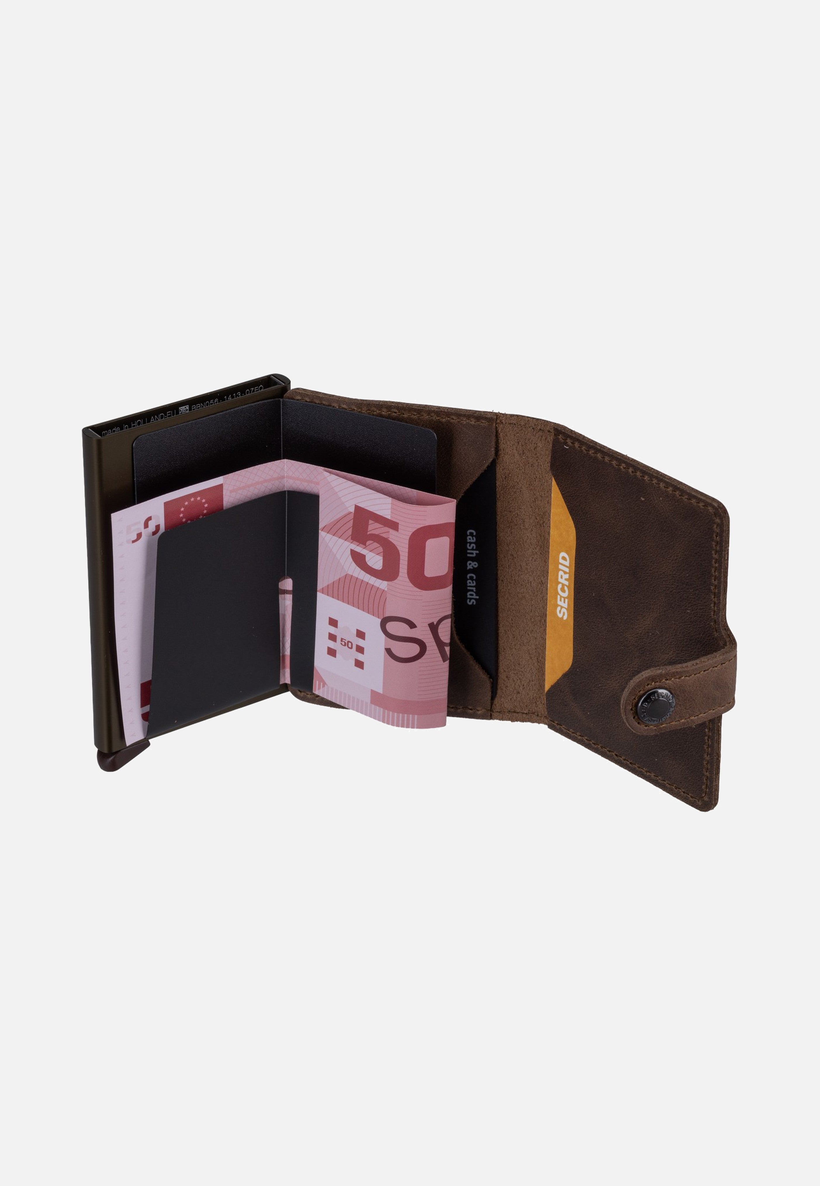 Secrid Miniwallet Vintage Oak Portemonnaie