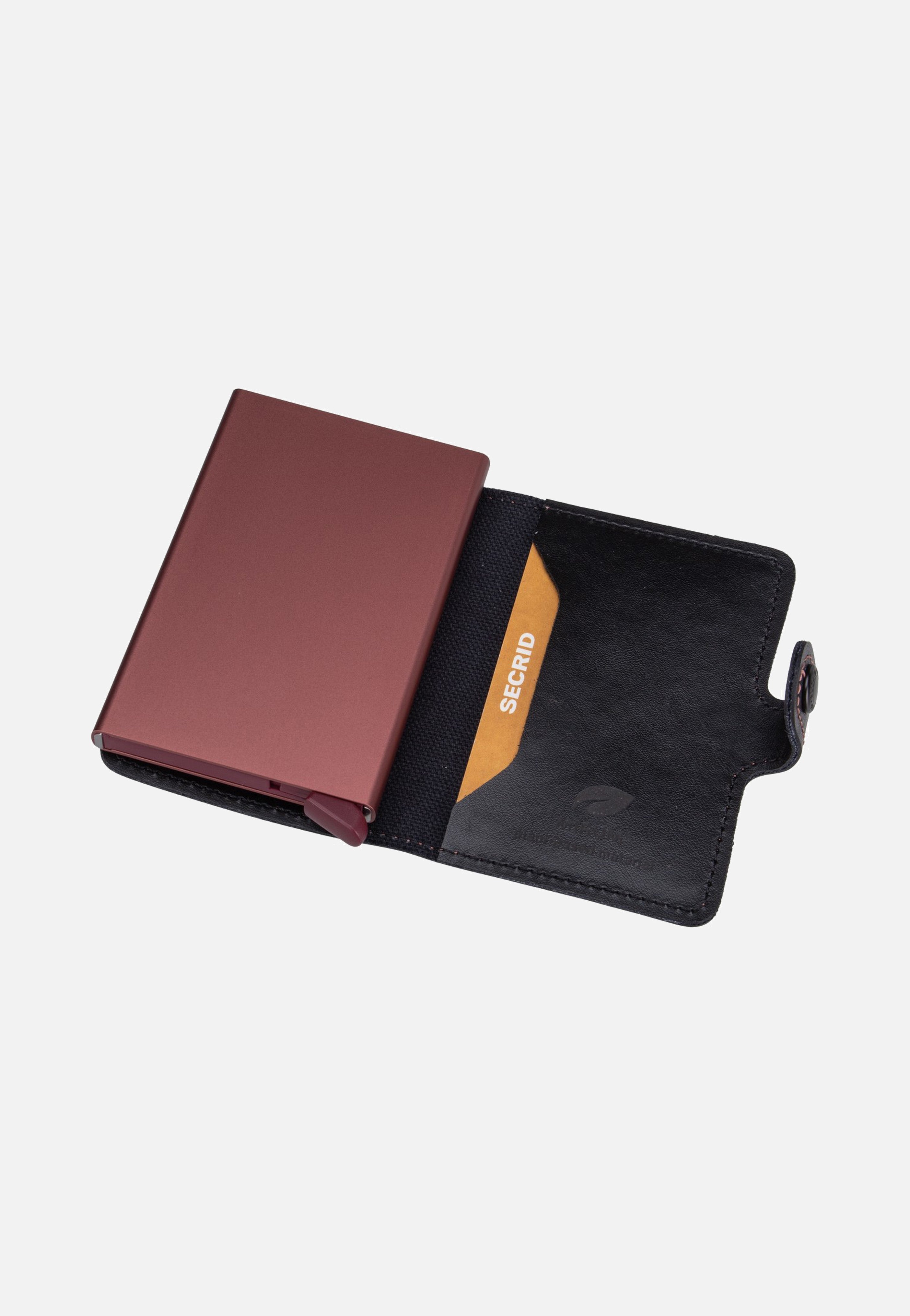 Secrid Miniwallet Mirum Plant-Based Black Rose Portemonnaie