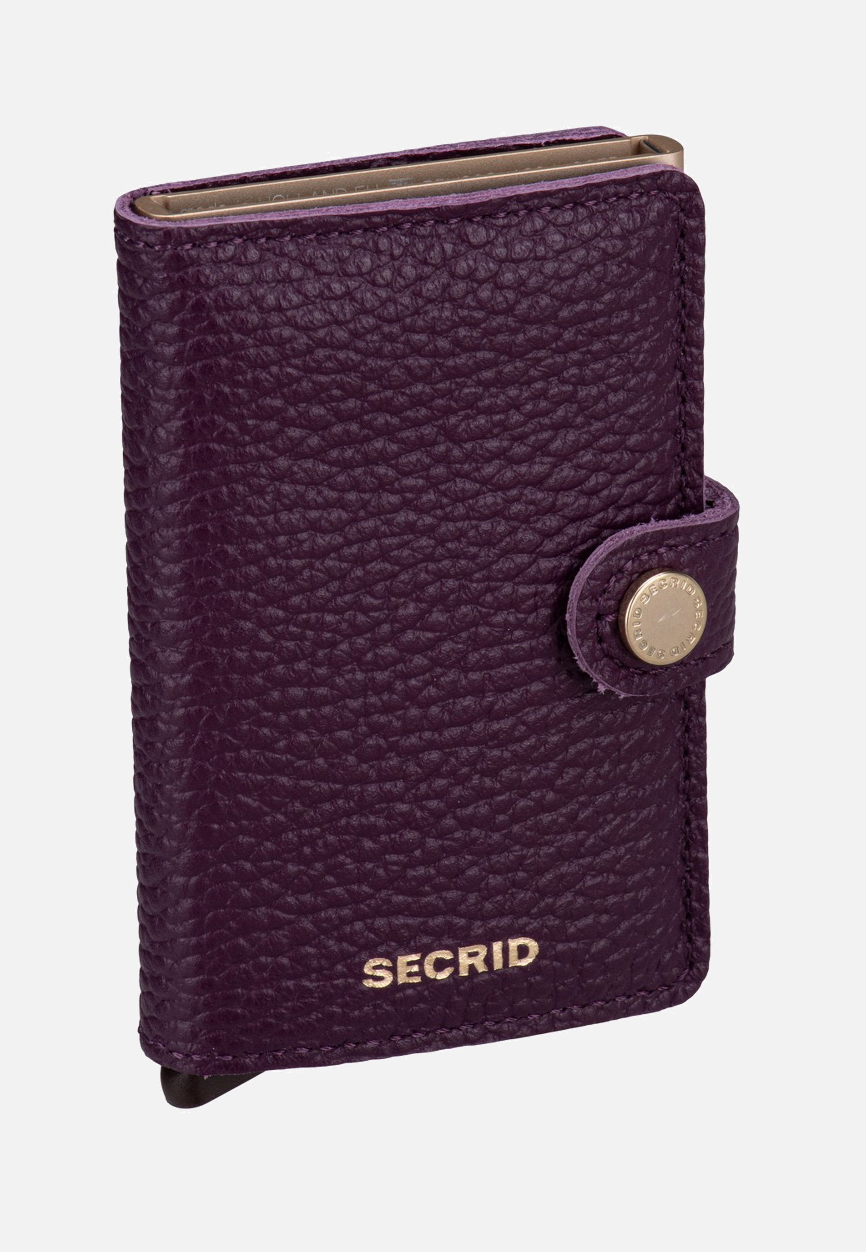 Secrid Miniwallet Pebble Grape Portemonnaie