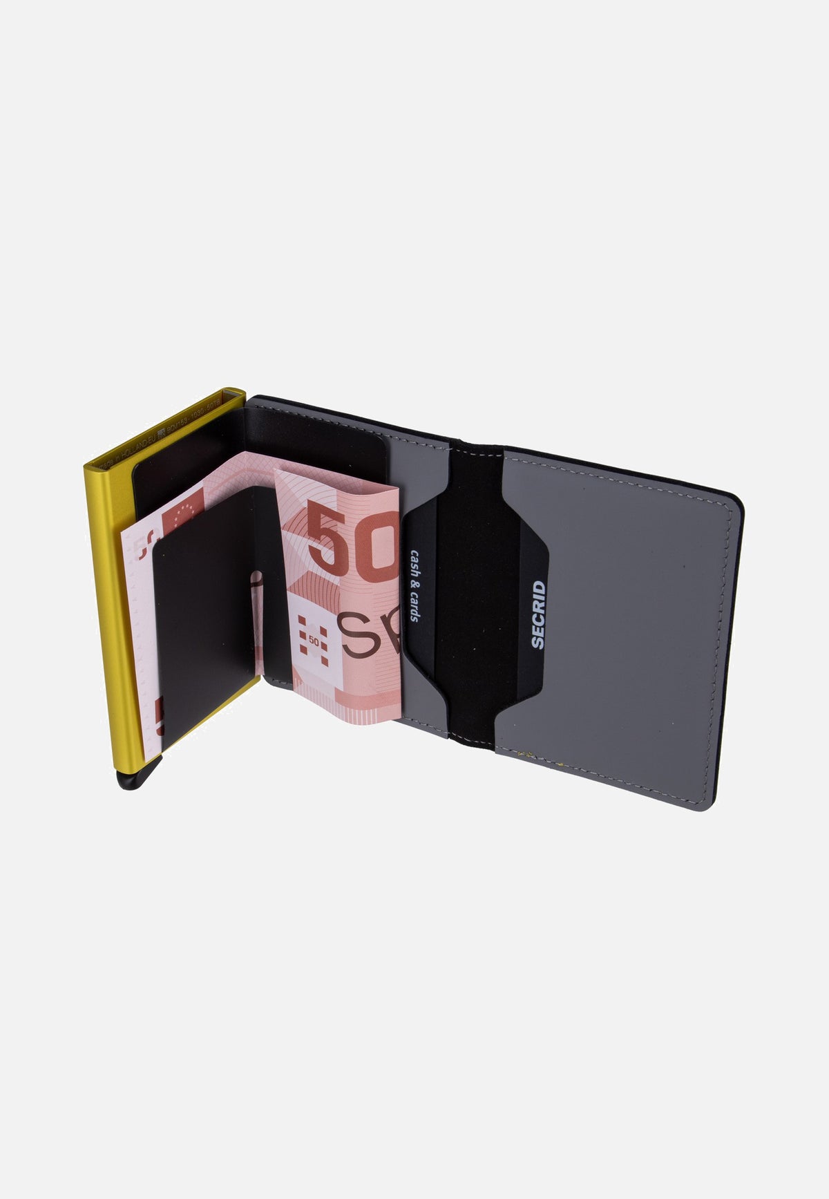 Secrid Slimwallet Matte Grey-Lime Portemonnaie