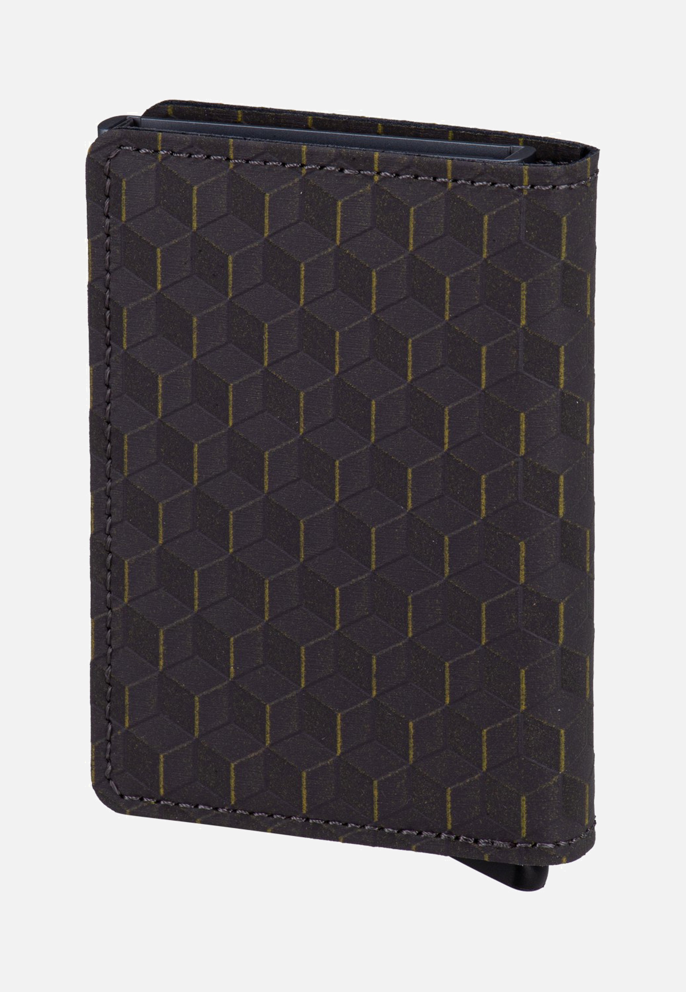 Secrid Slimwallet Optical Grey-Yellow Portemonnaie