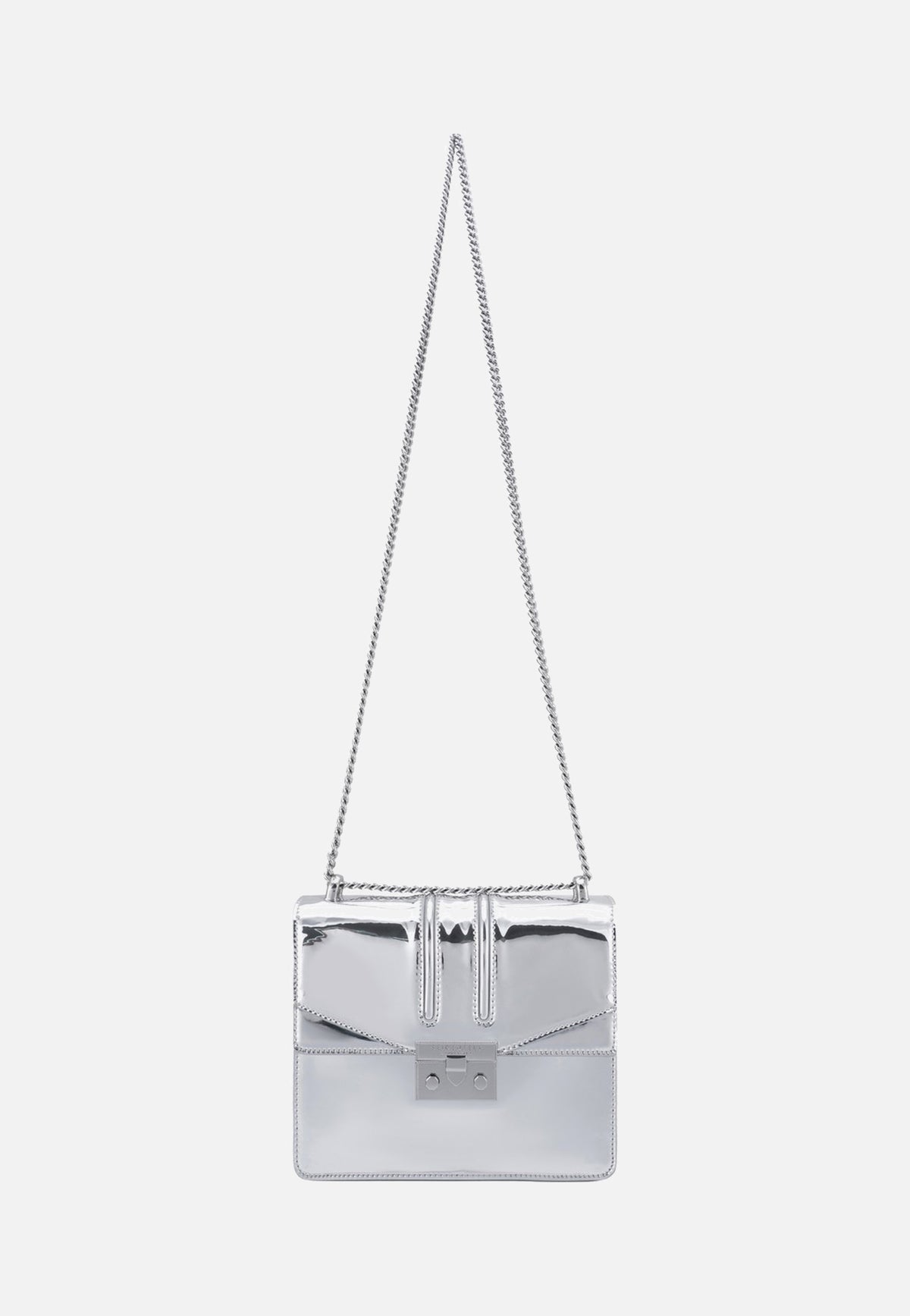 Seidenfelt Roros Mirror Mirror Silver Abendtasche