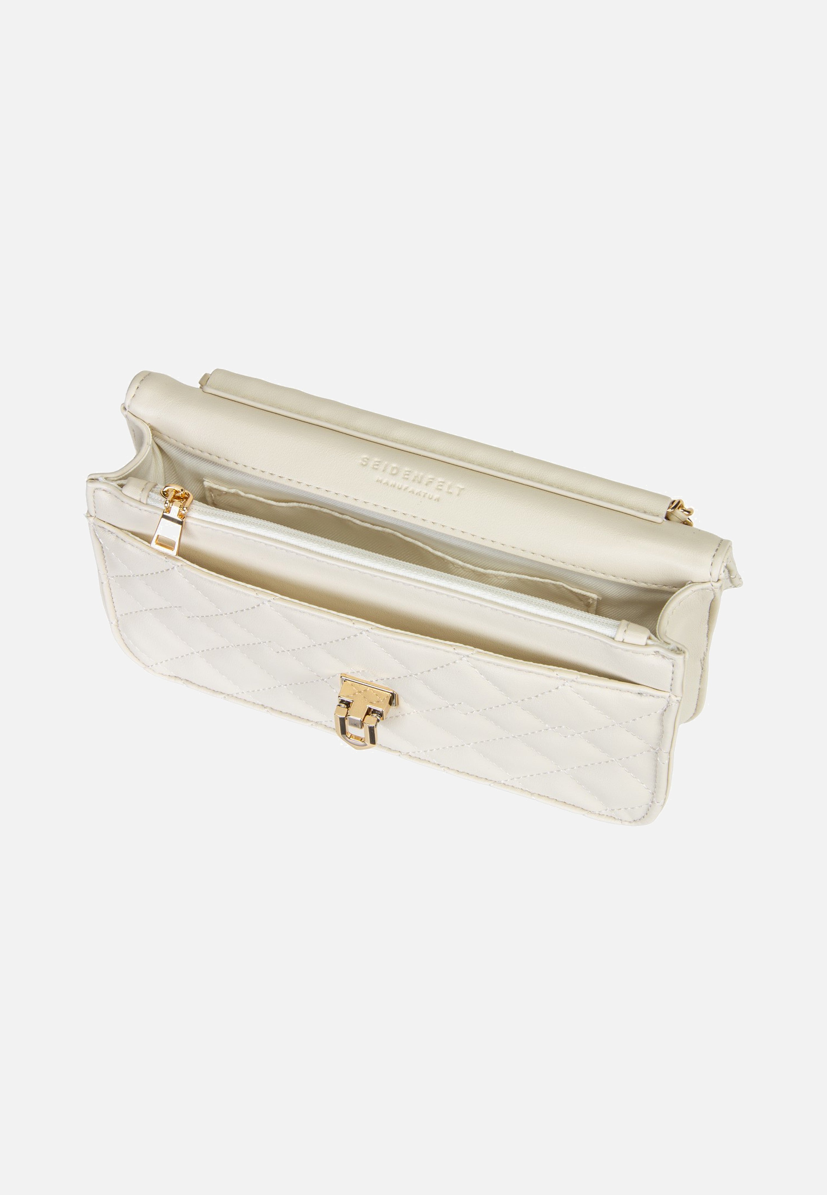 Seidenfelt Sande Clutch Beige Abendtasche