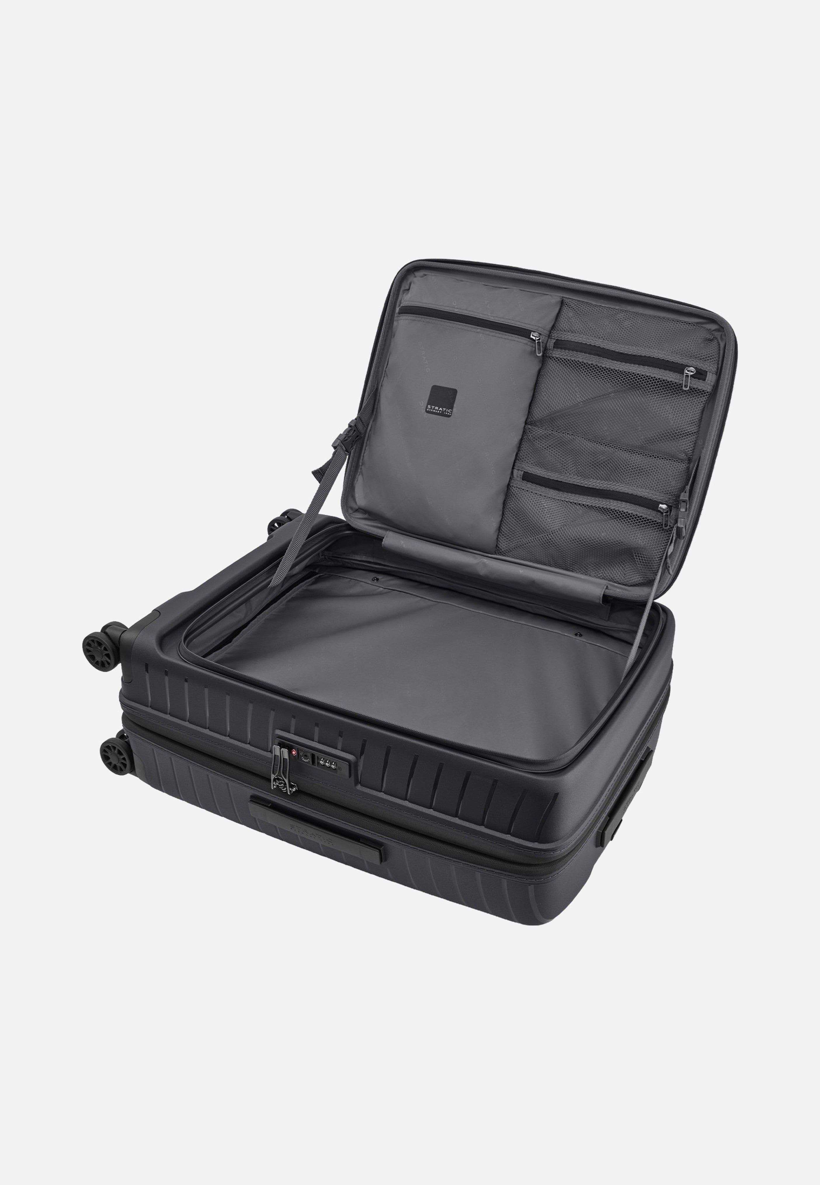 Stratic Novium ML Trolley M Black Suitcase