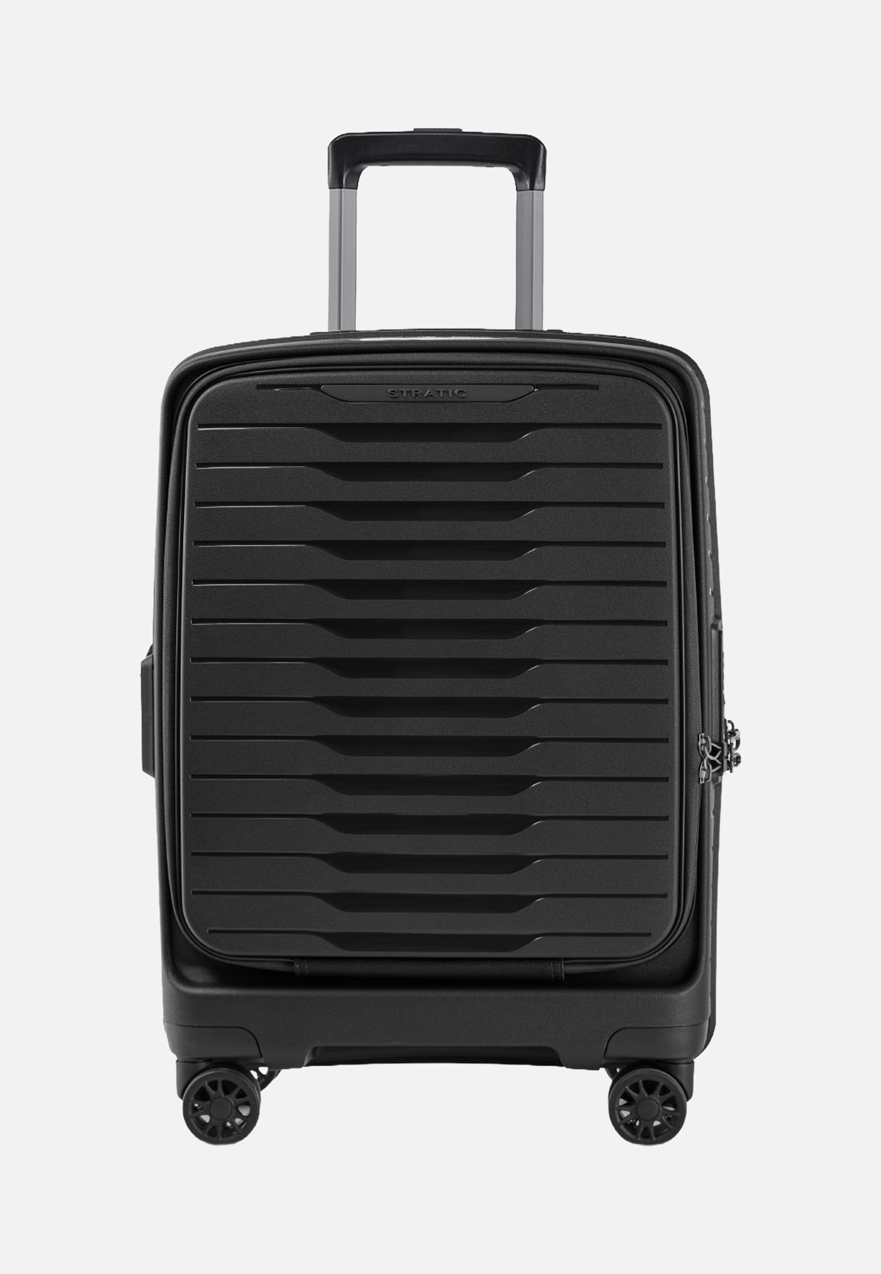 Stratic Novium ML Trolley S Black Suitcase