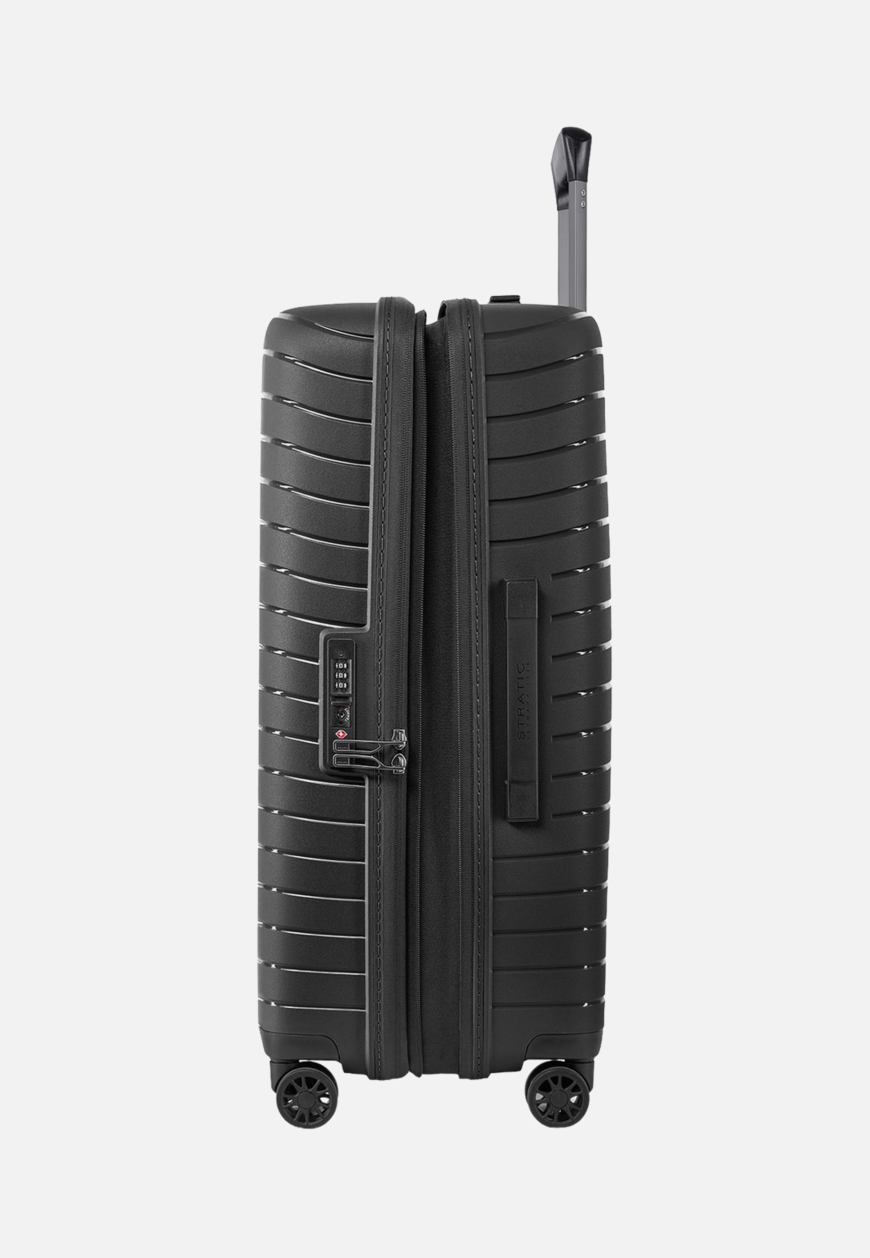 Stratic Novium SL Trolley M Black Suitcase