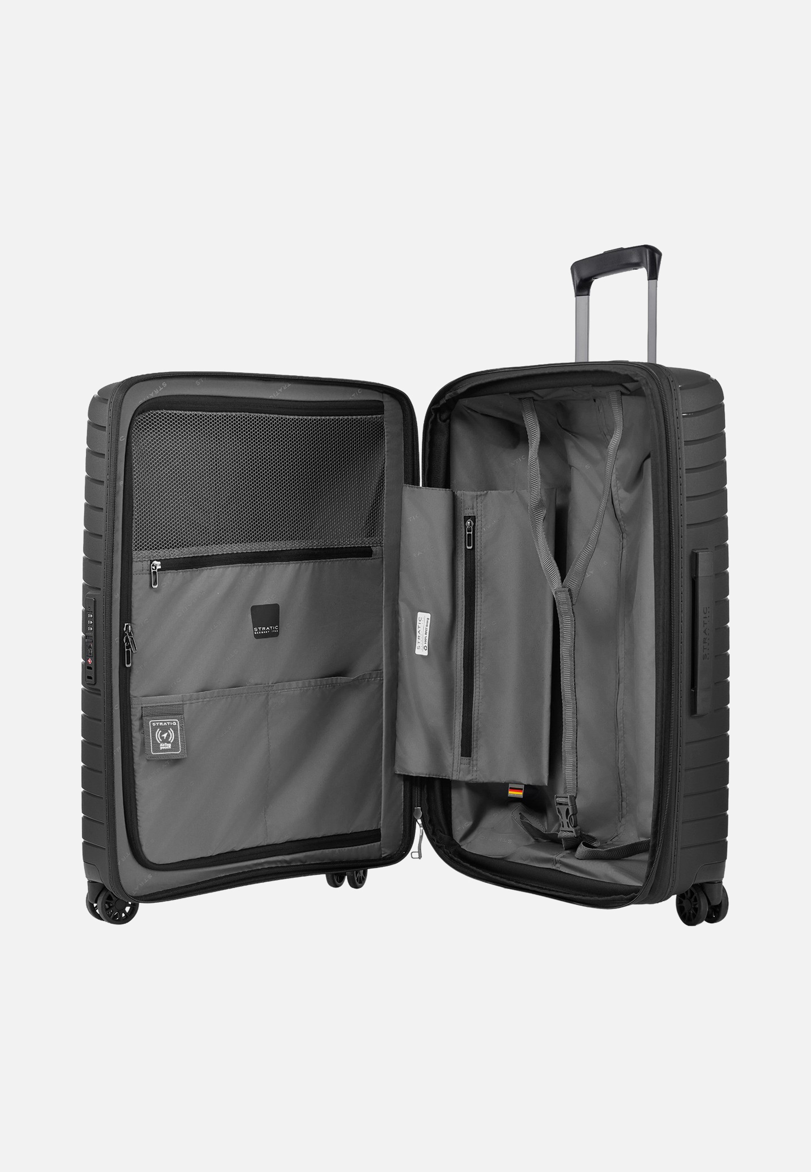 Stratic Novium SL Trolley M Black Suitcase