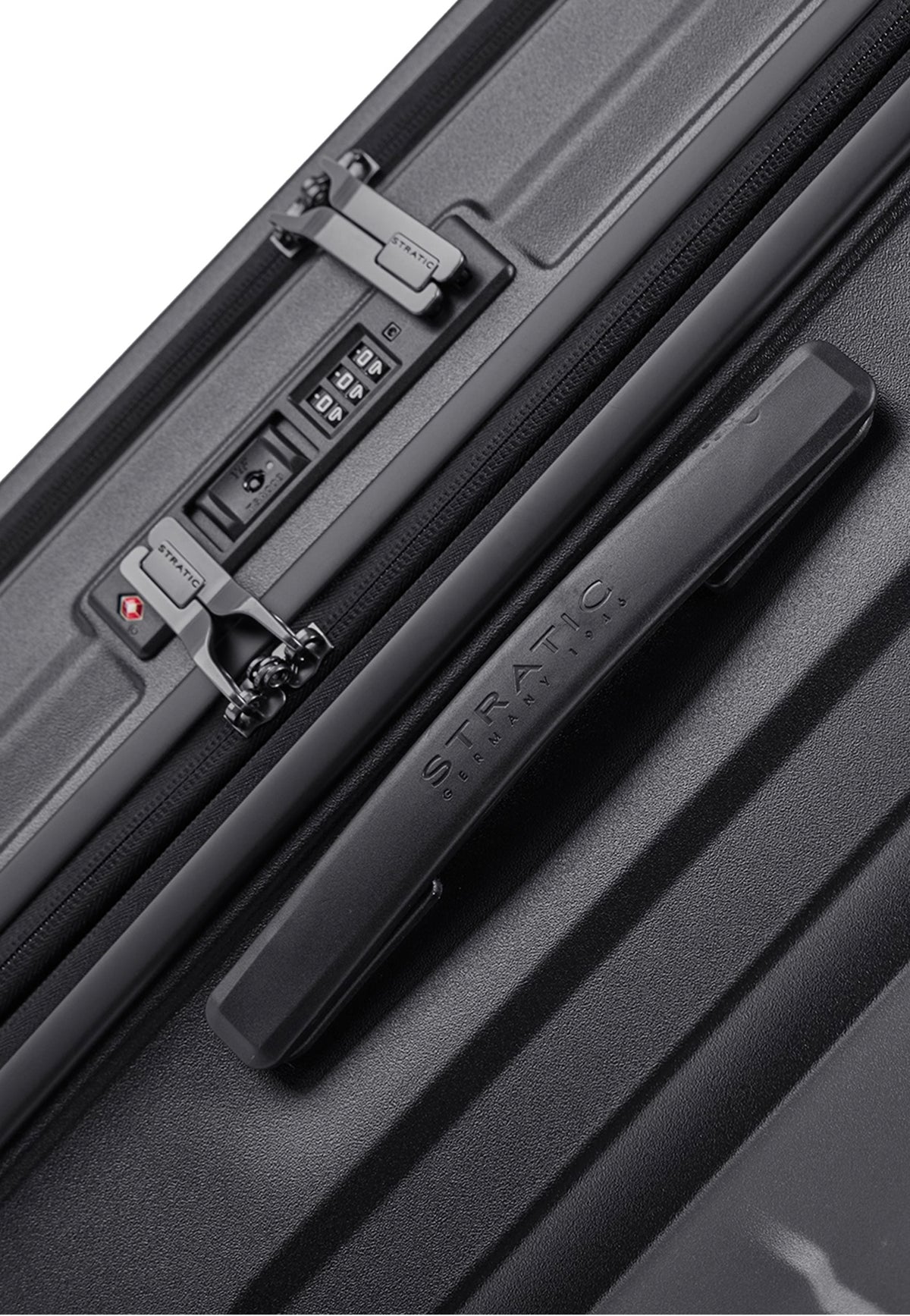 Stratic Phoenix ML Trolley M Black Suitcase