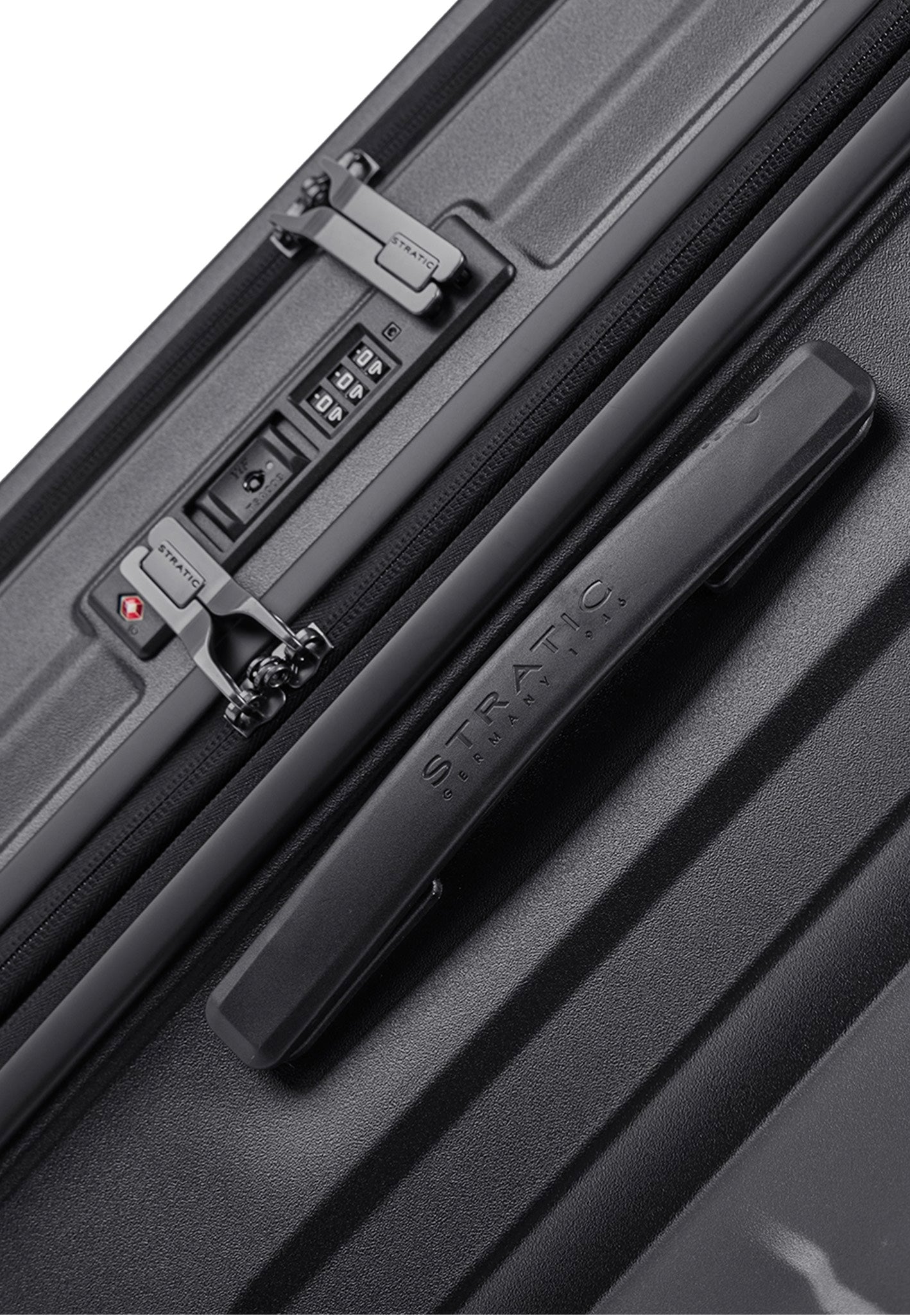Stratic Phoenix ML Trolley S Black Suitcase