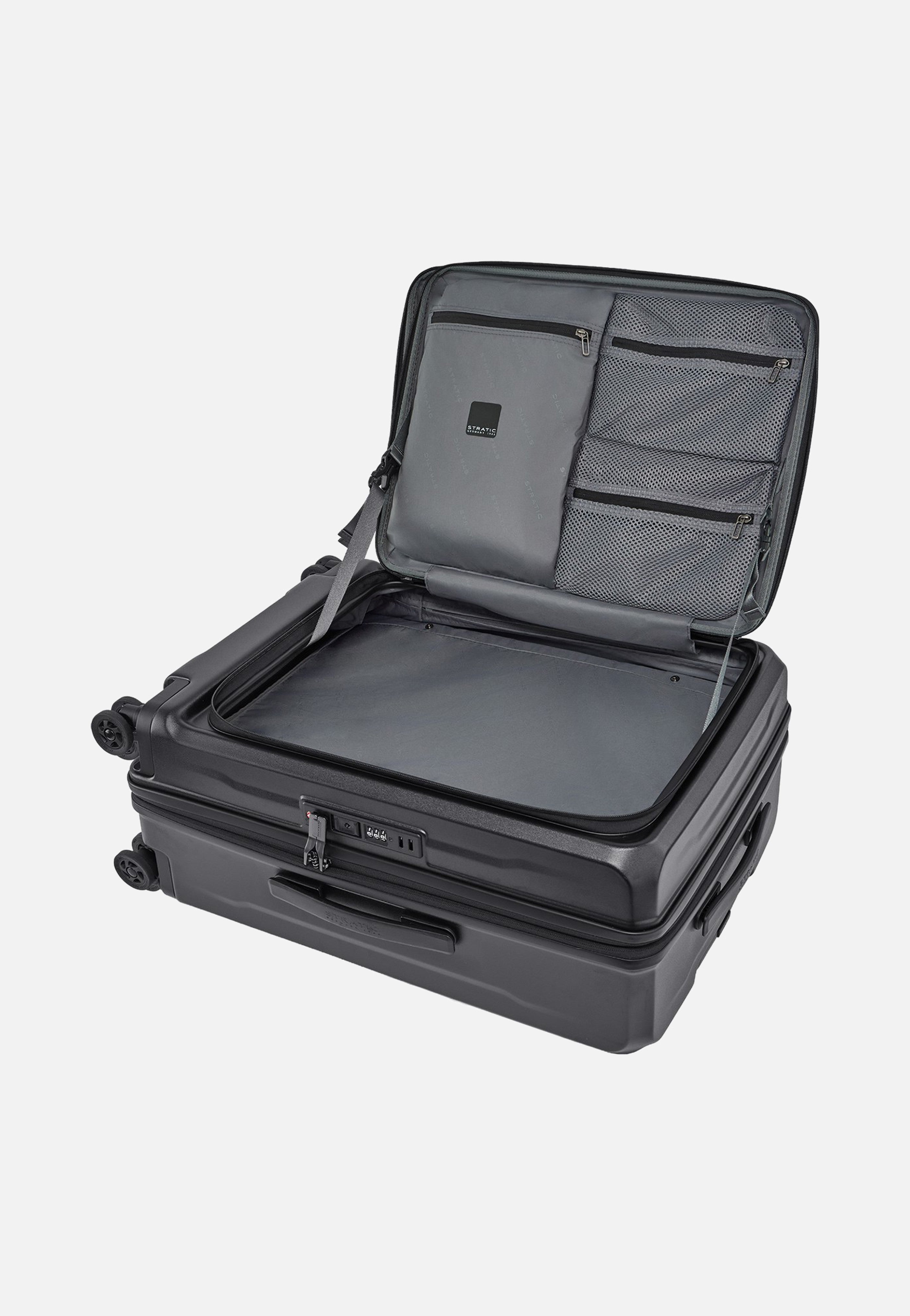 Stratic Phoenix ML Trolley M Black Suitcase