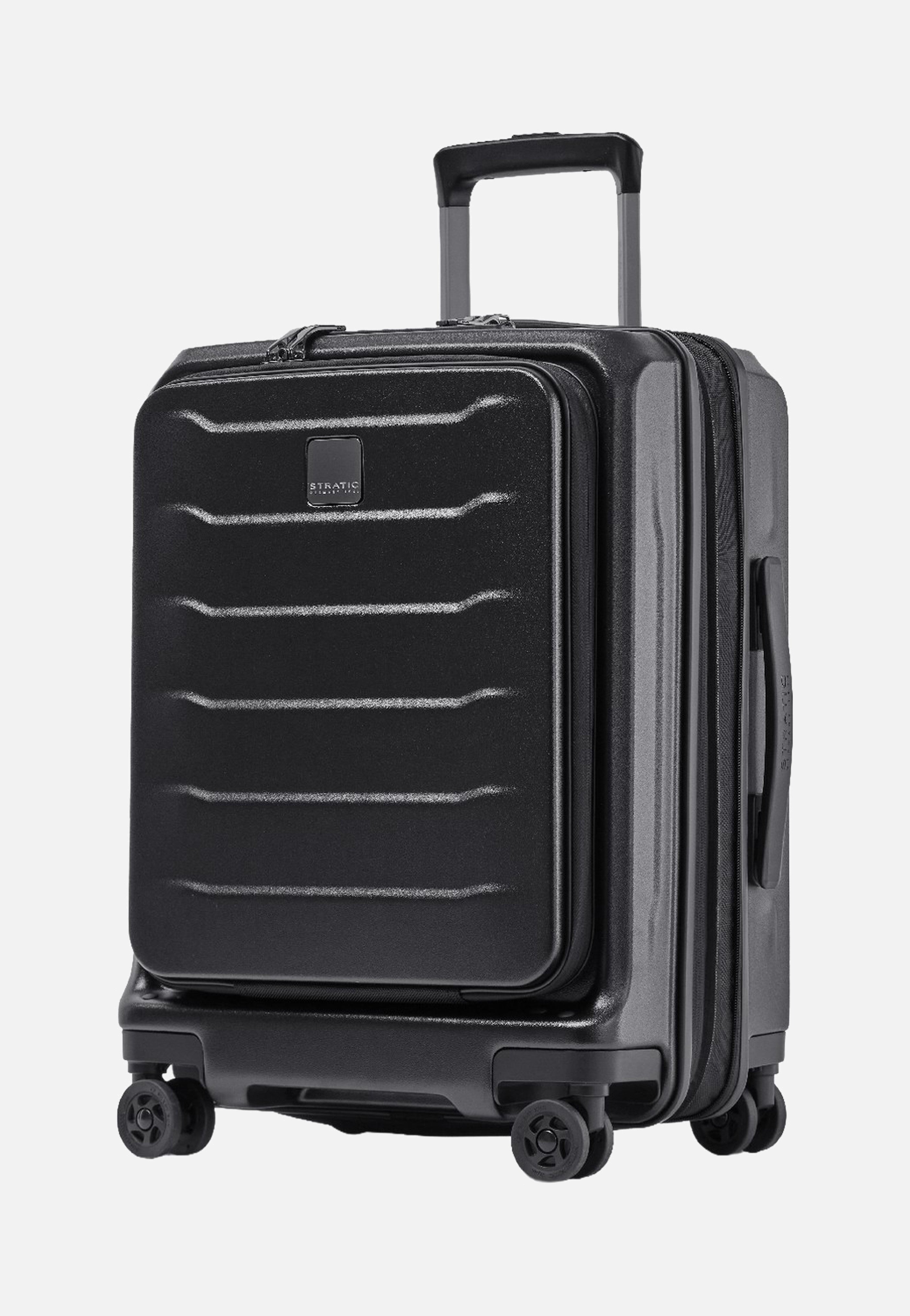 Stratic Phoenix ML Trolley S Black Suitcase