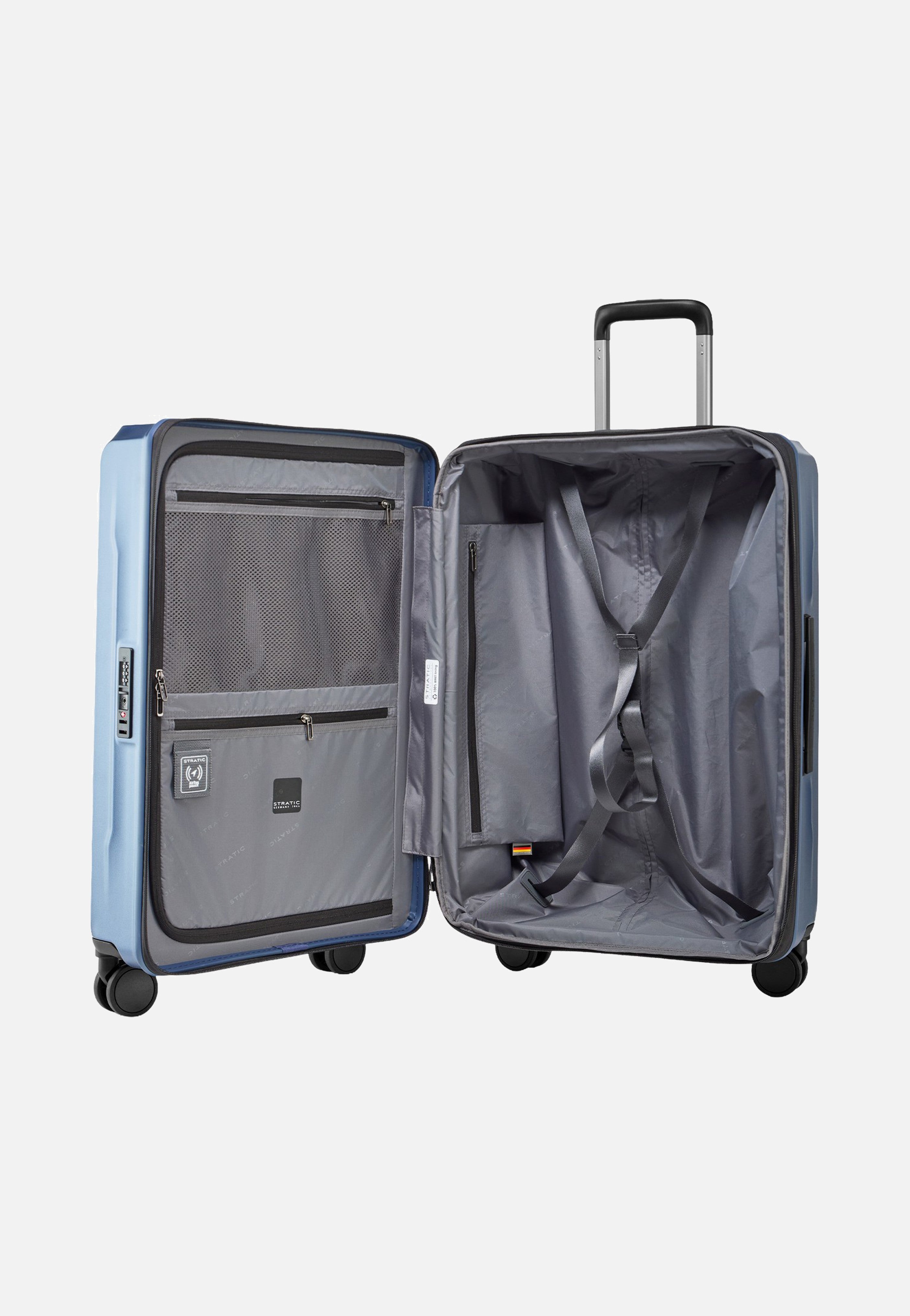 Stratic Phoenix SL Trolley M Dark Blue Suitcase