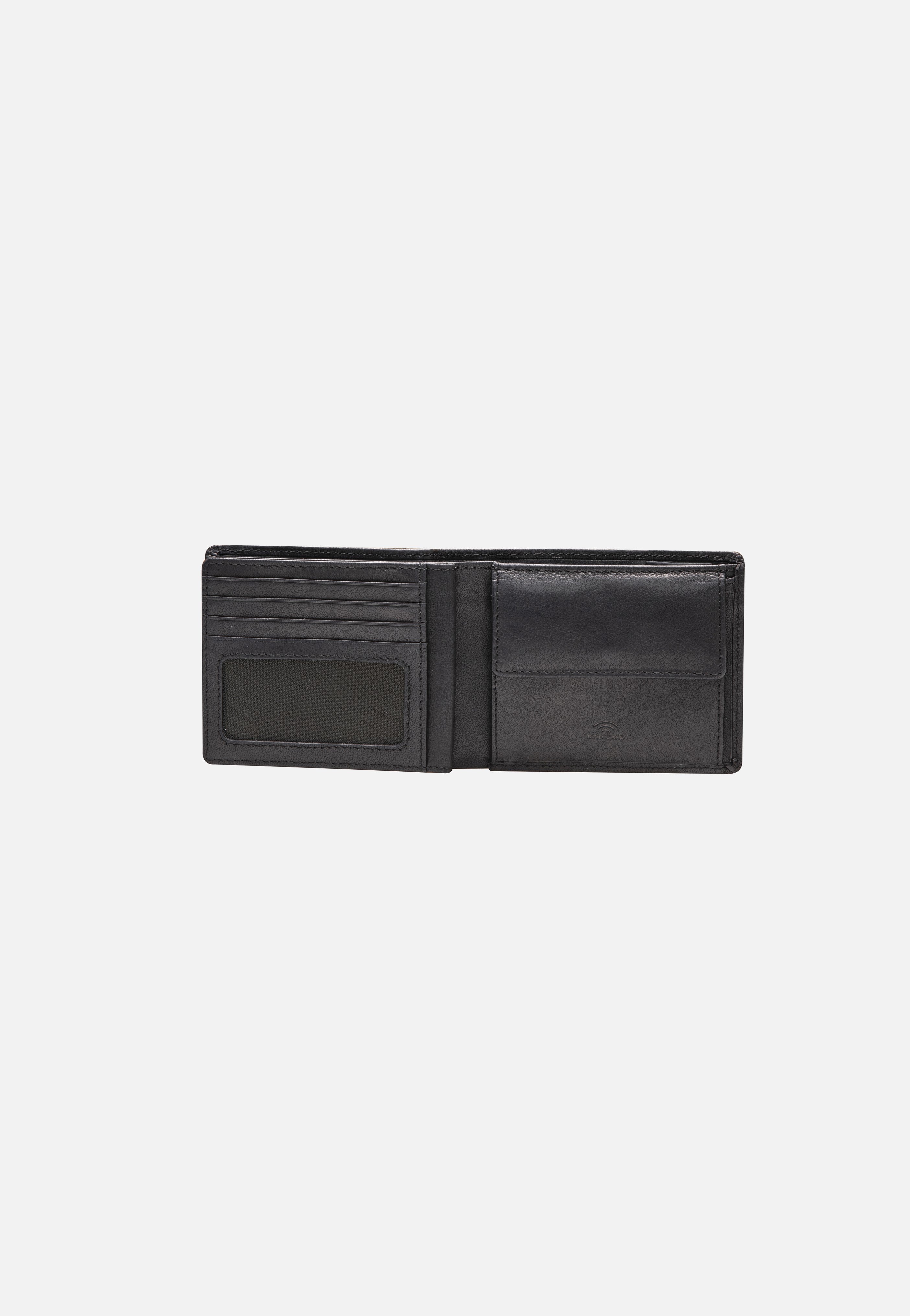 Strellson Blackwall BillFold H8 Black Portemonnaie