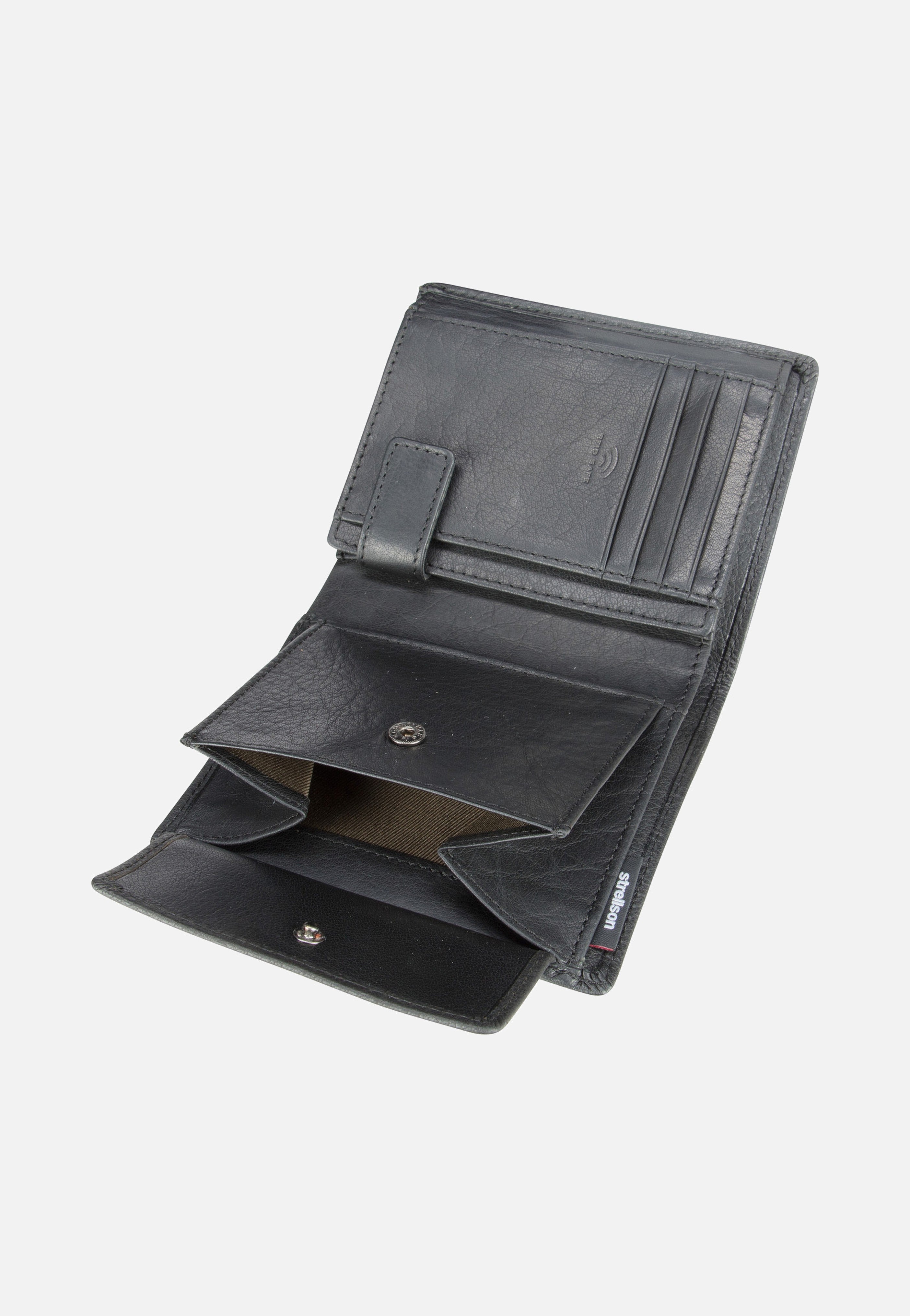 Strellson Blackwall BillFold V8 Black Portemonnaie
